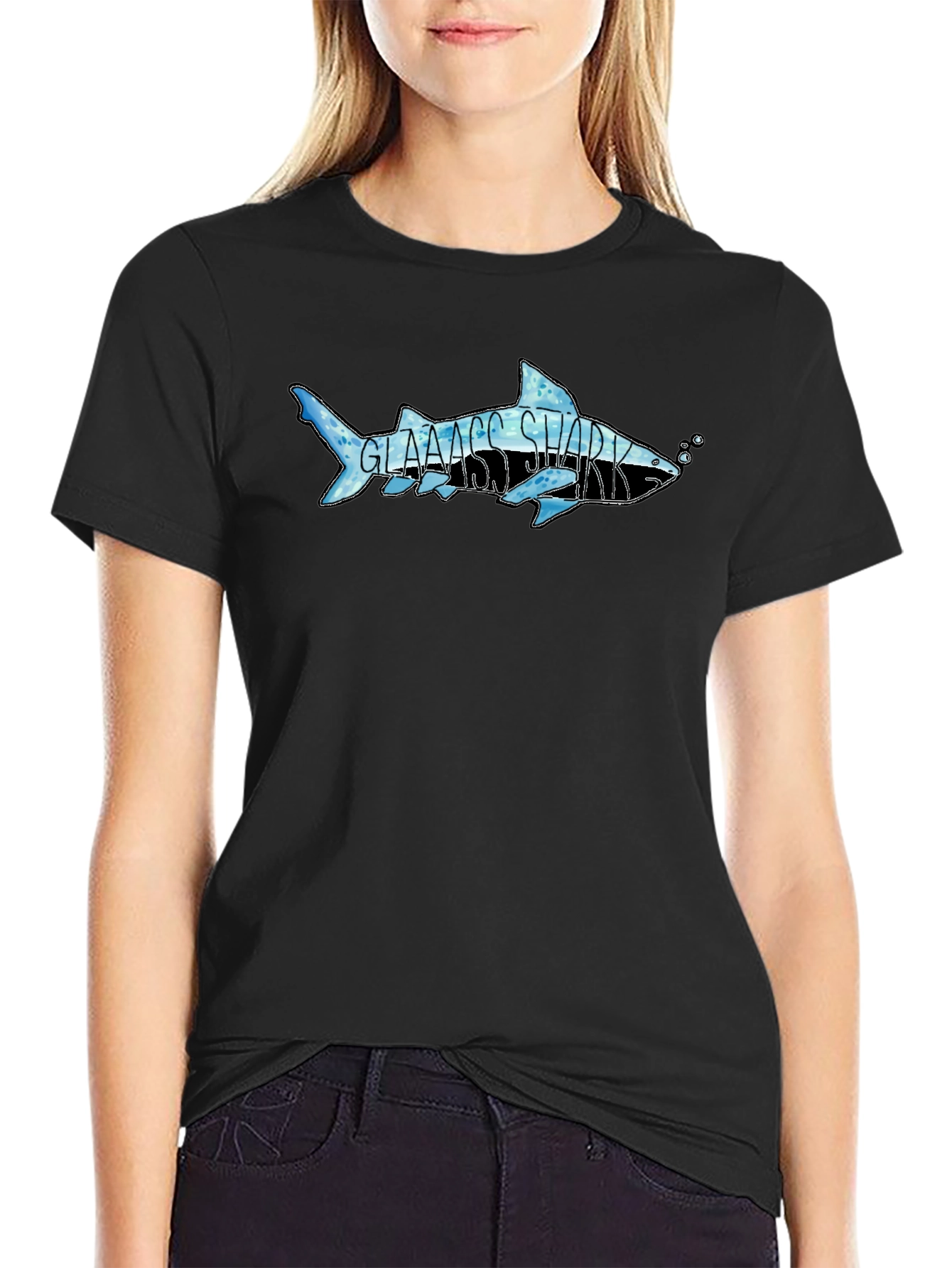 Glass Shark Graphic T-Shirt
