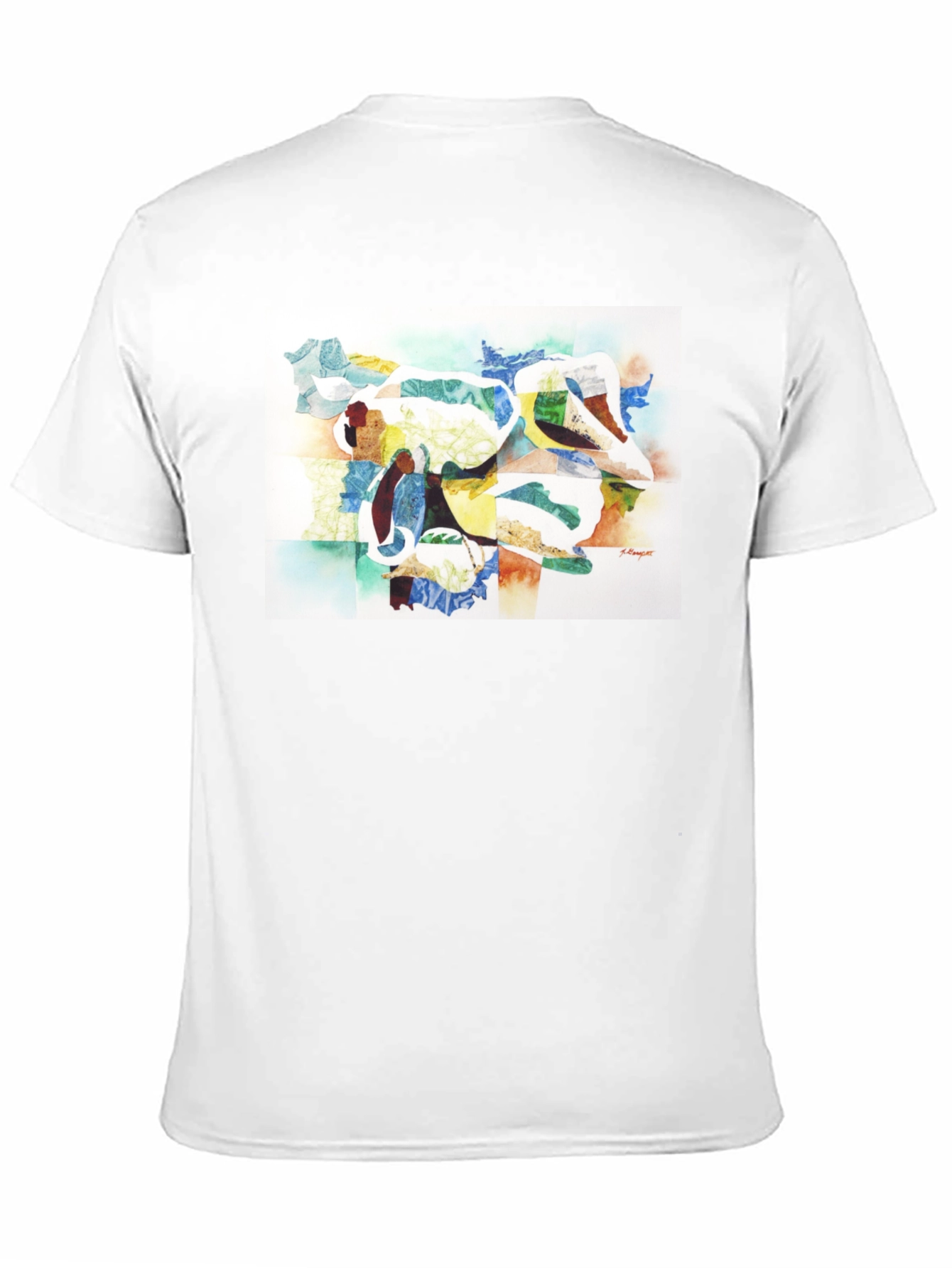 Abstract Art Graphic Tee - Modern Casual Wear