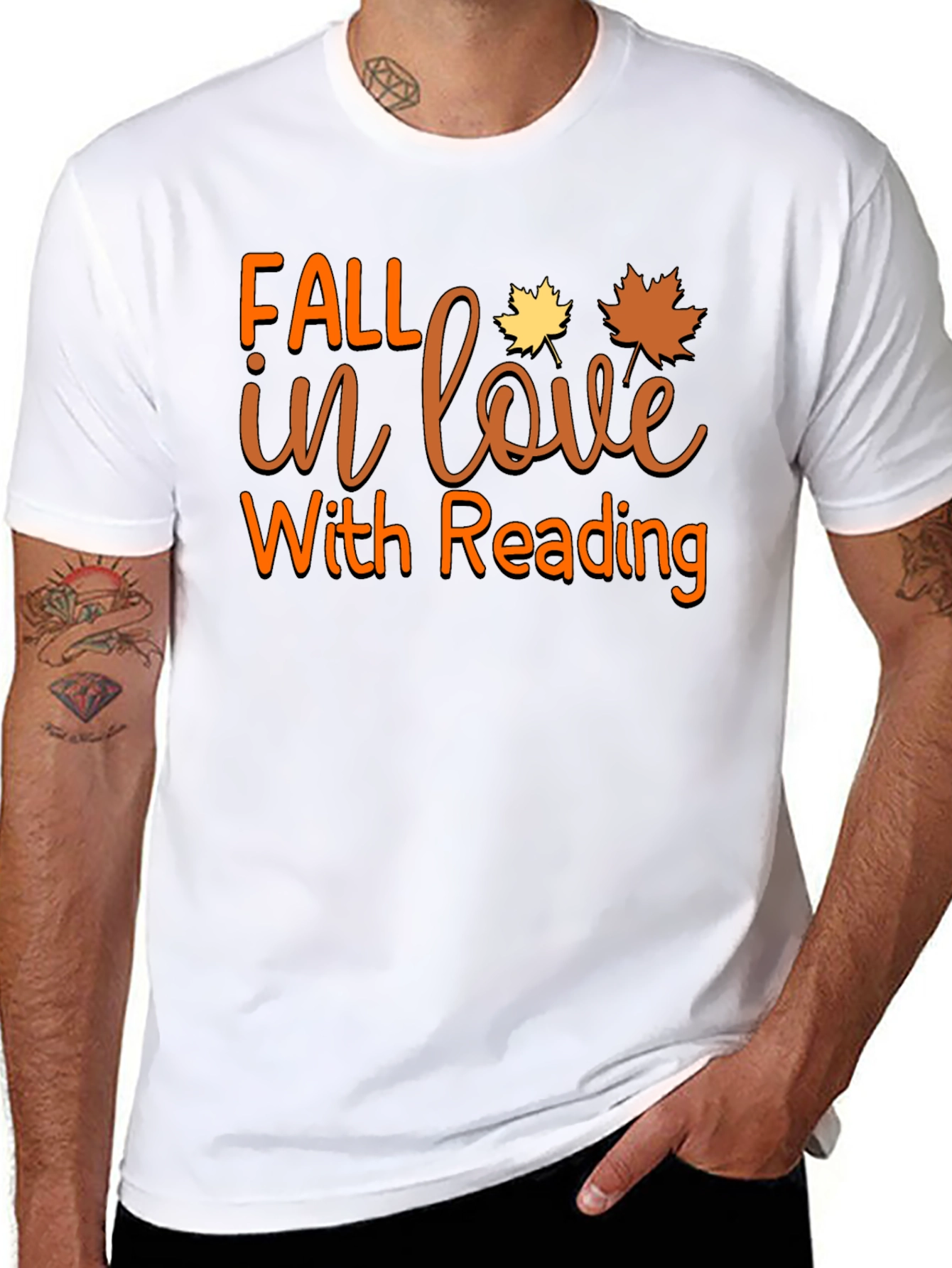 Fall in Love with Reading T-Shirt