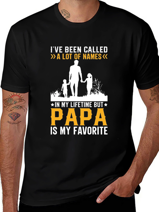 Papa is My Favorite T-Shirt