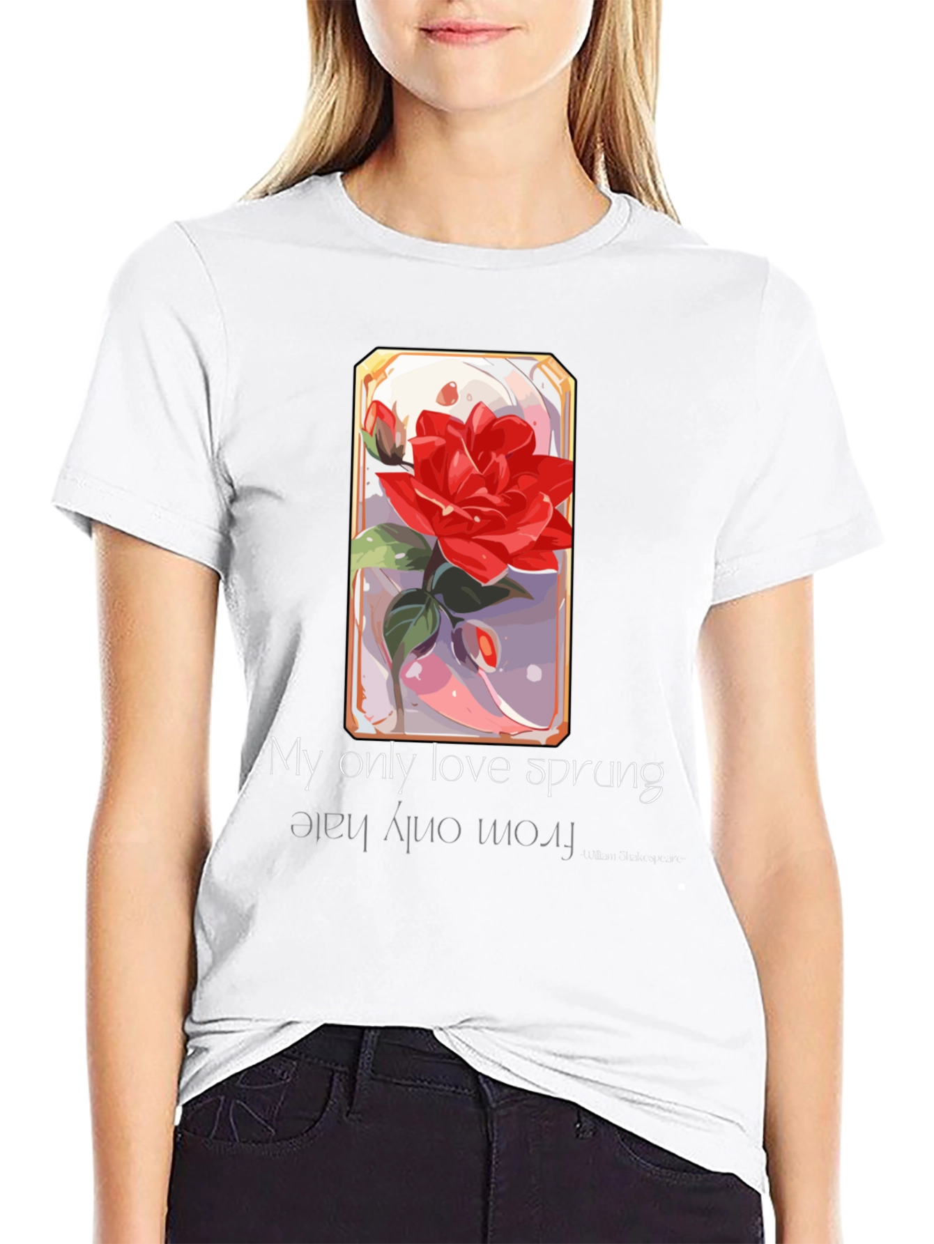 Romantic Rose T-Shirt - Love From Hate