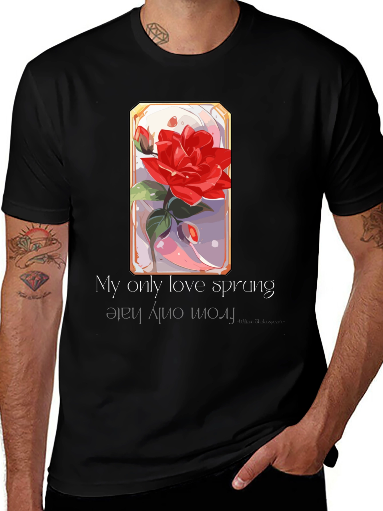 Romantic Rose T-Shirt - Love From Hate