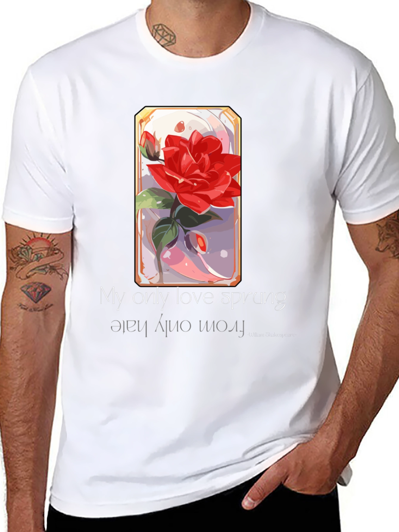 Romantic Rose T-Shirt - Love From Hate