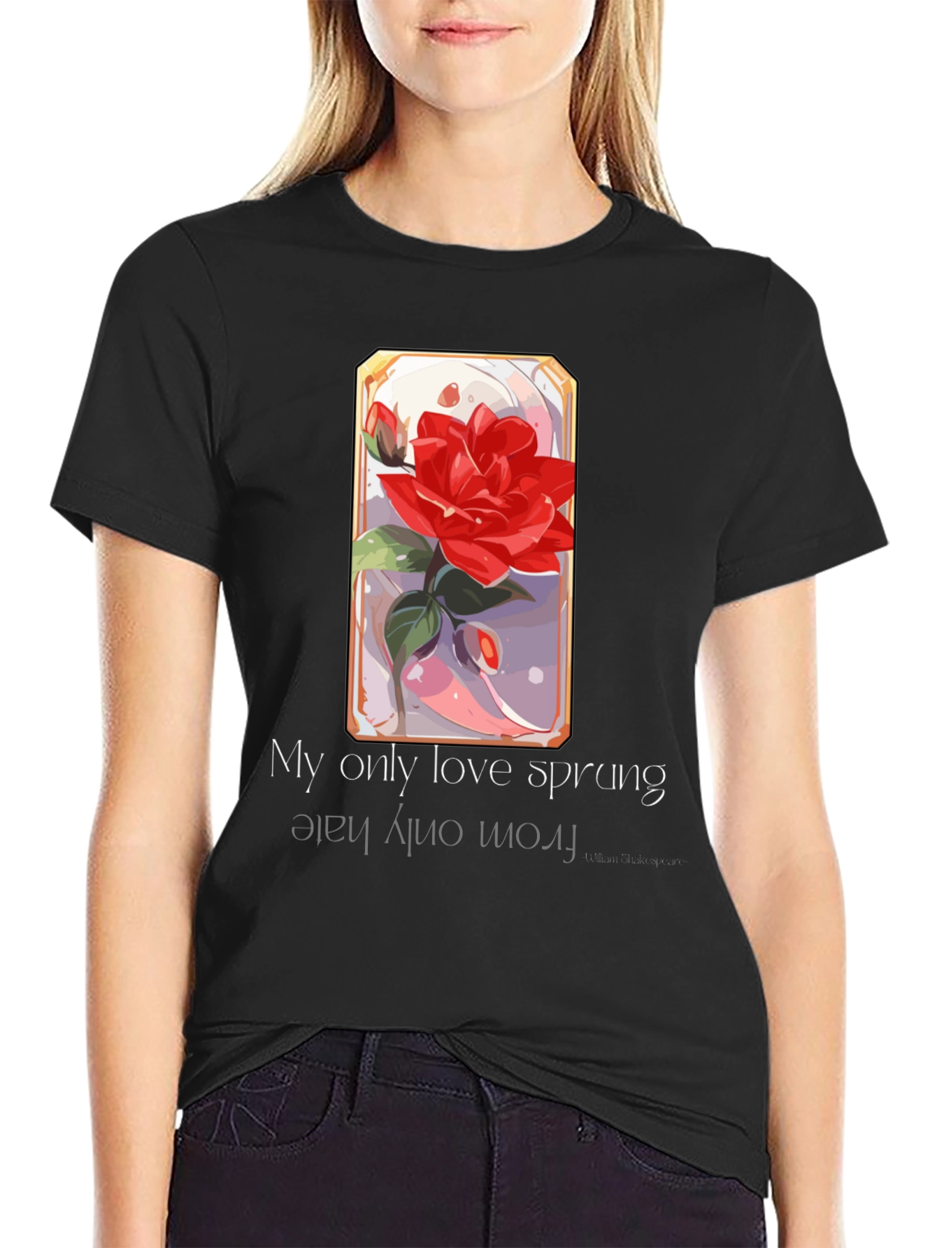 Romantic Rose T-Shirt - Love From Hate