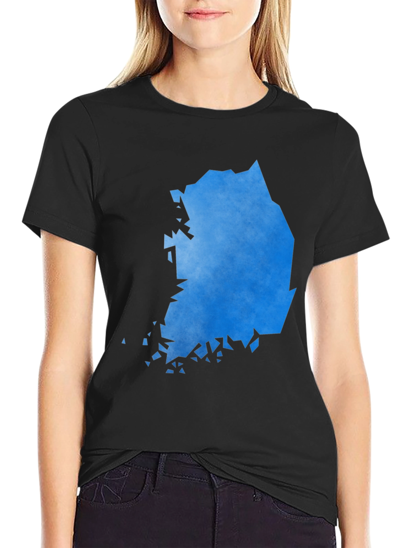 South Korea Graphic Tee - Mens Black T-Shirt