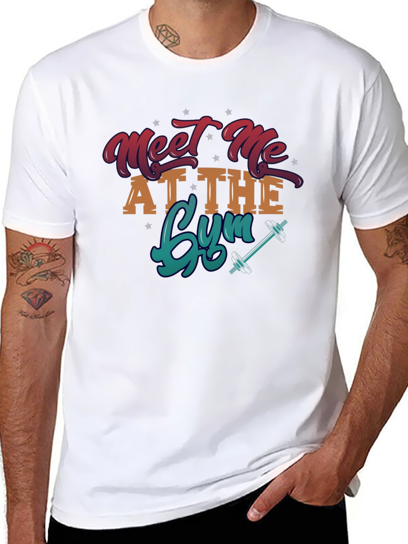 Meet Me At The Gym Graphic T-Shirt