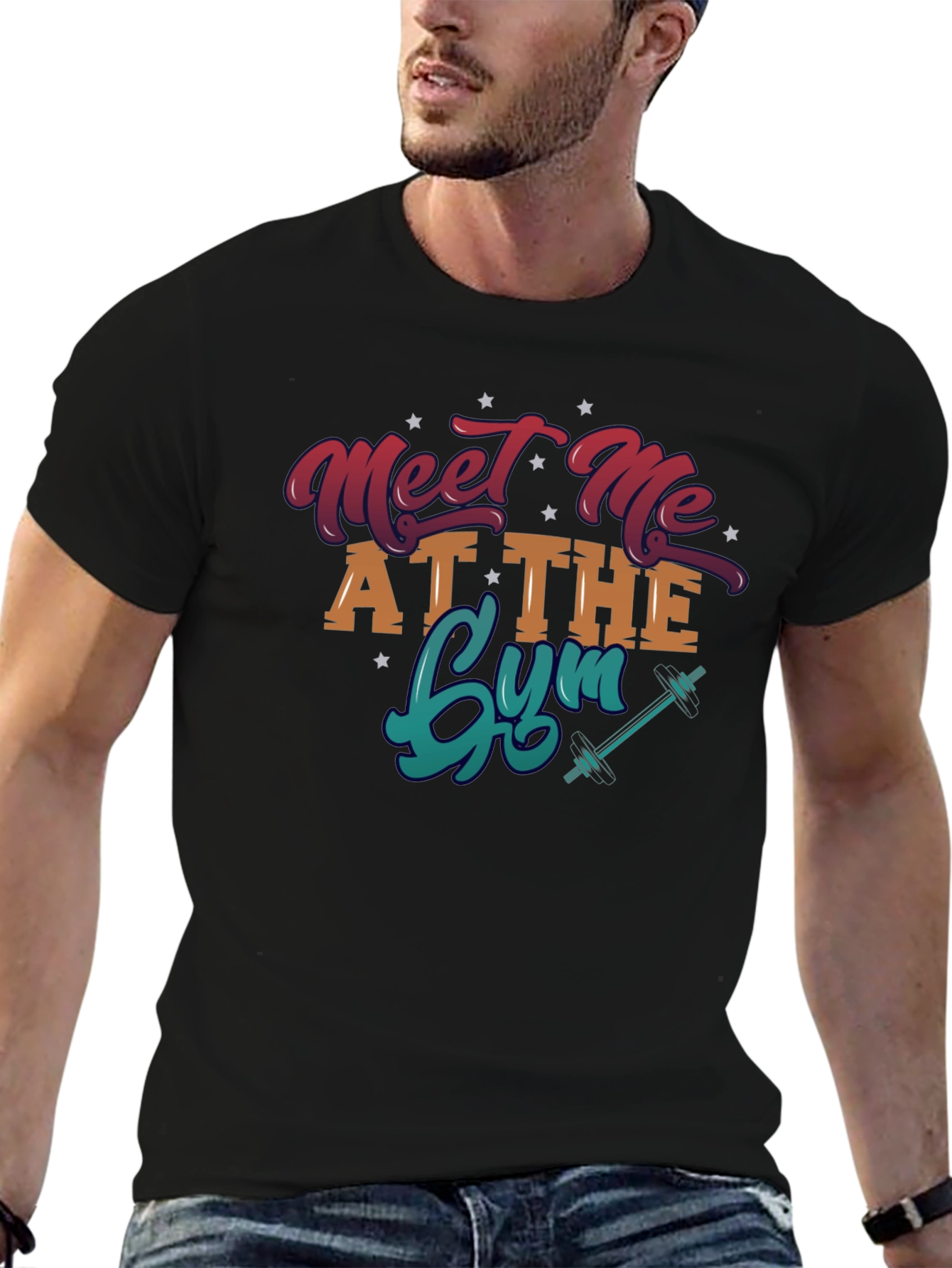 Meet Me At The Gym Graphic T-Shirt