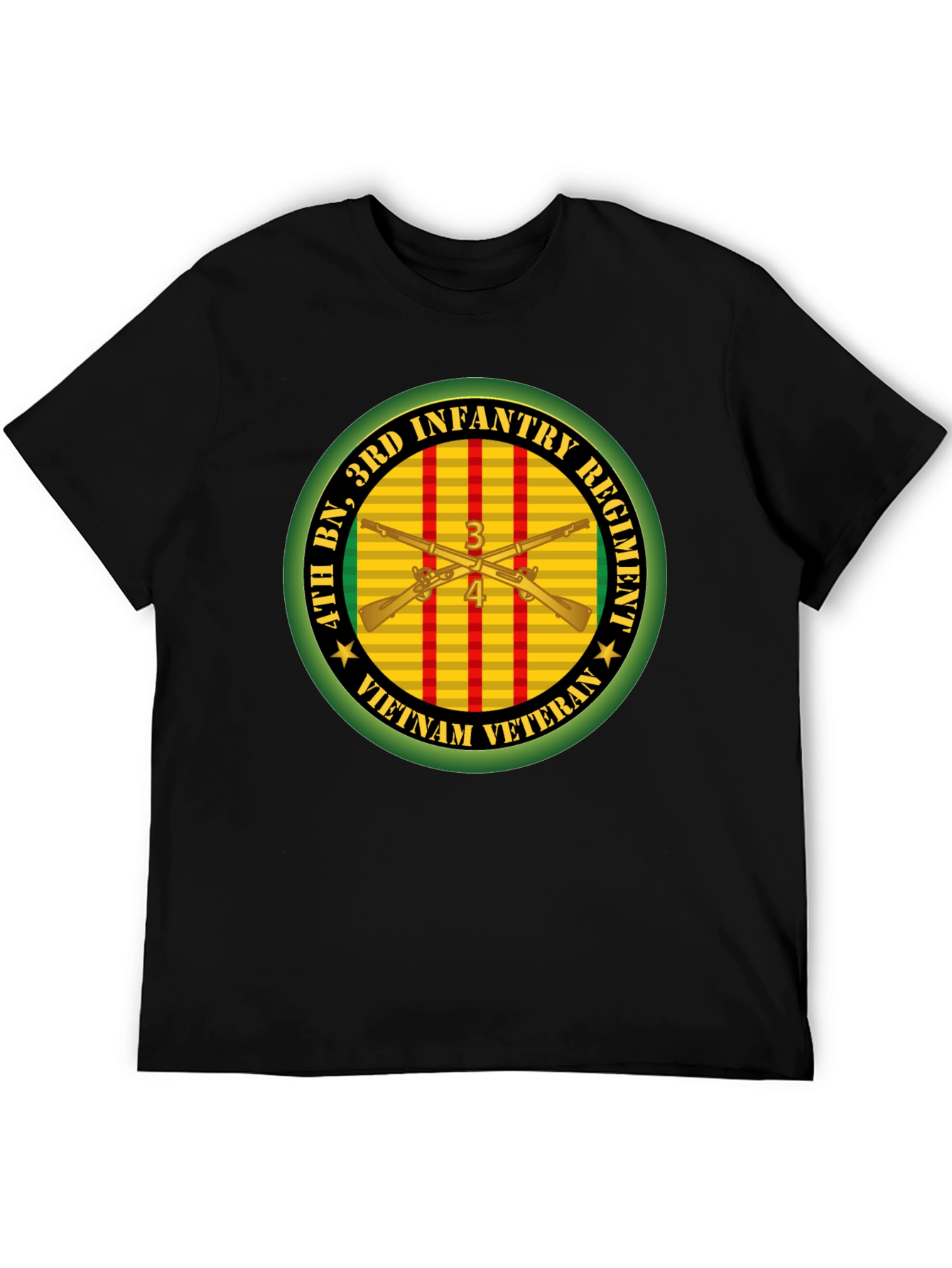 Vietnam Veteran 4th BN 3rd Infantry Regiment T-Shirt