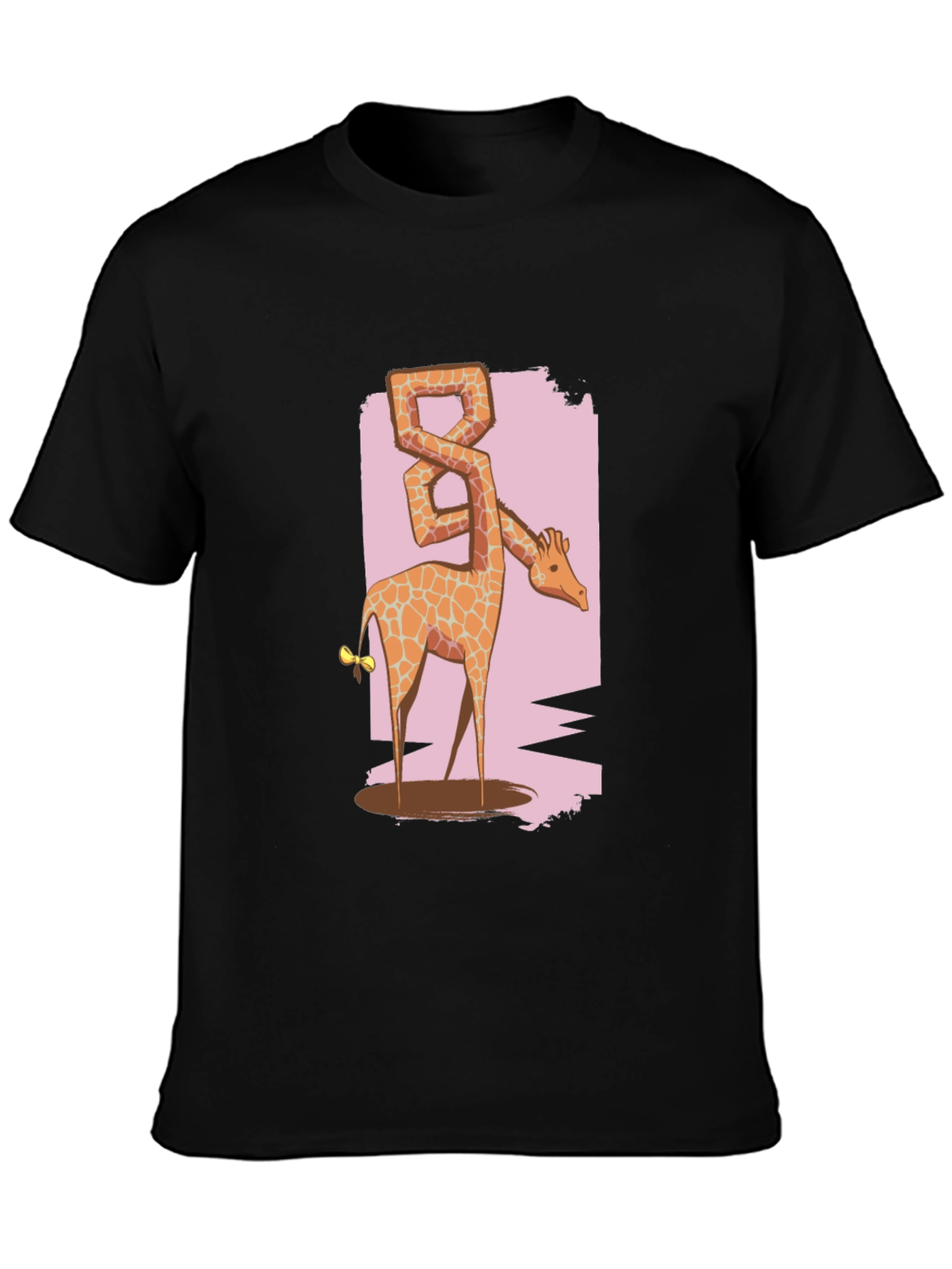 Giraffe Eight T-Shirt - Unique Animal Graphic Tee