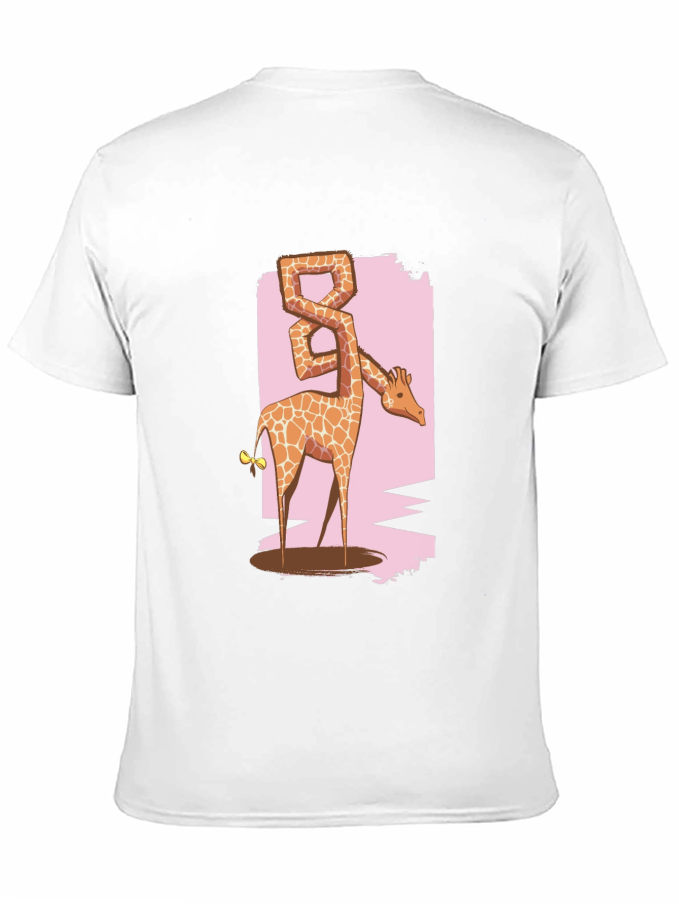 Giraffe Eight T-Shirt - Unique Animal Graphic Tee