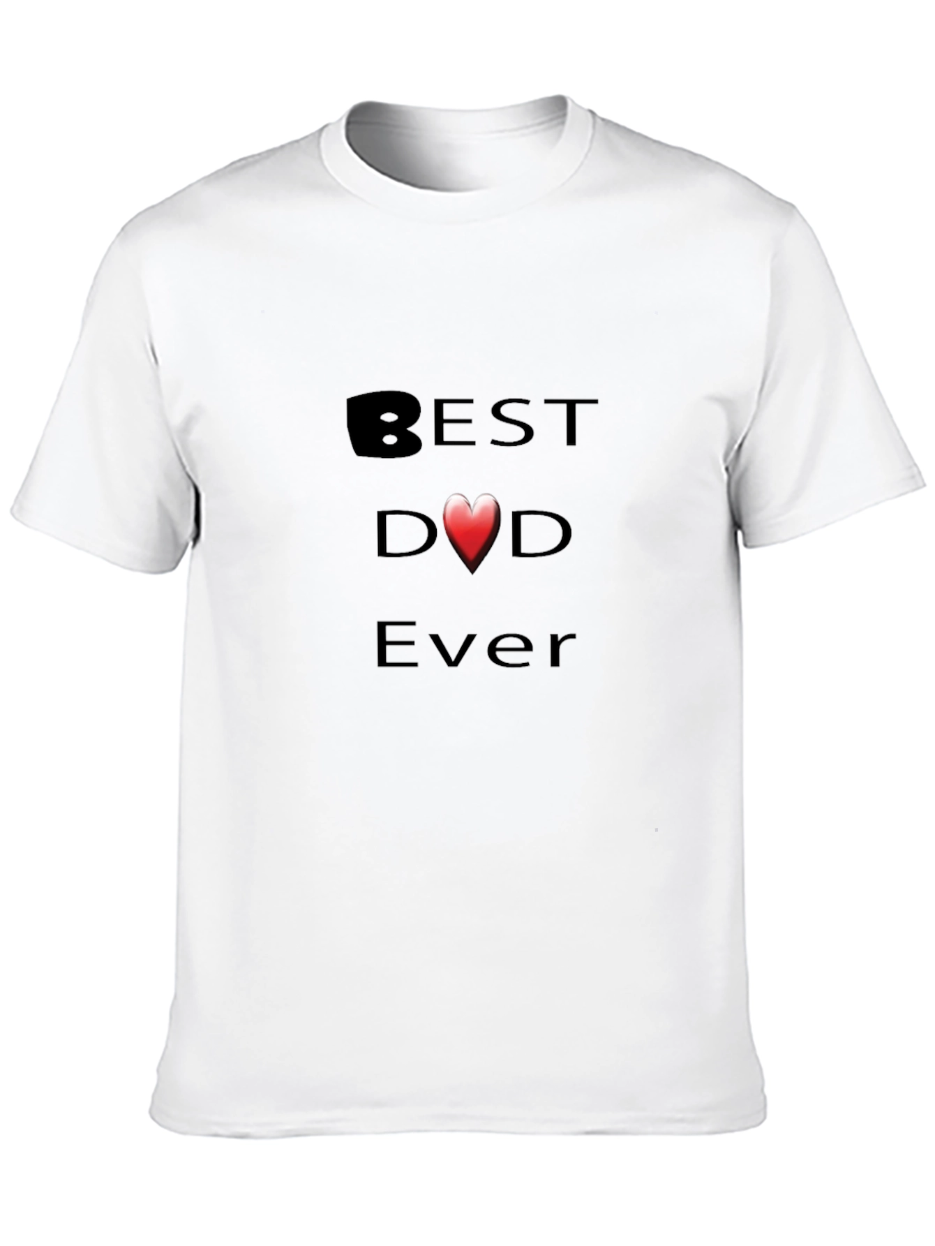 Best Dad Ever T-Shirt - Black