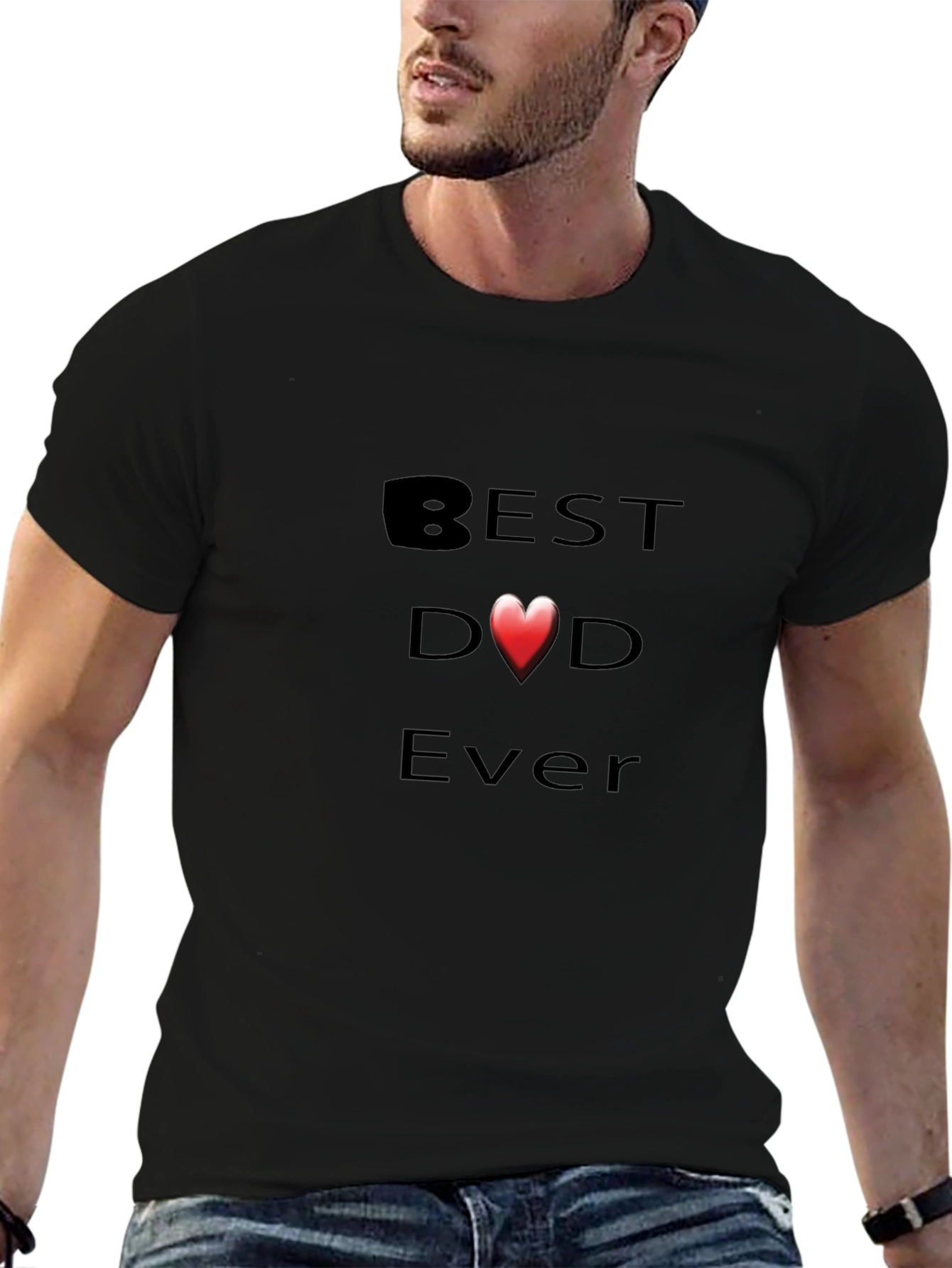 Best Dad Ever T-Shirt - Black