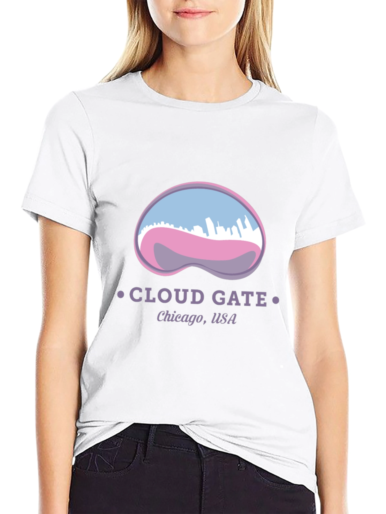 Cloud Gate Chicago USA T-Shirt
