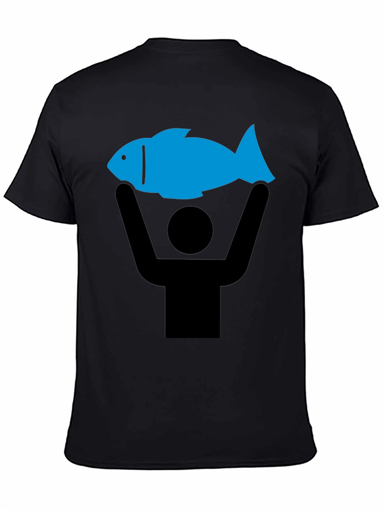 Graphic Tee: Fish Pictogram