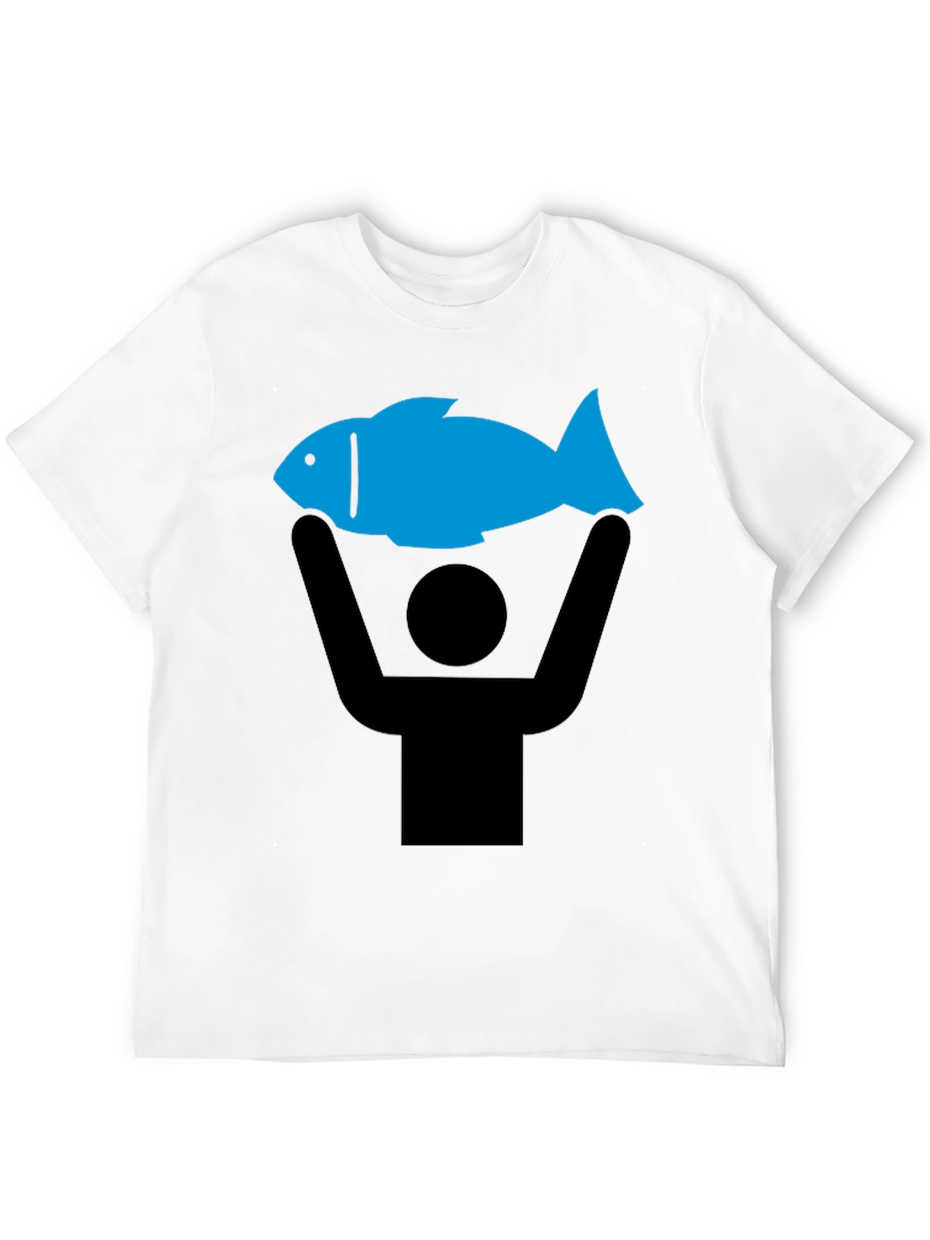 Graphic Tee: Fish Pictogram