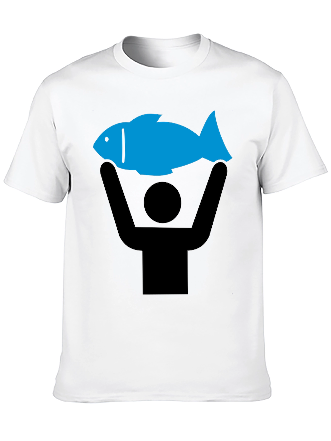 Graphic Tee: Fish Pictogram