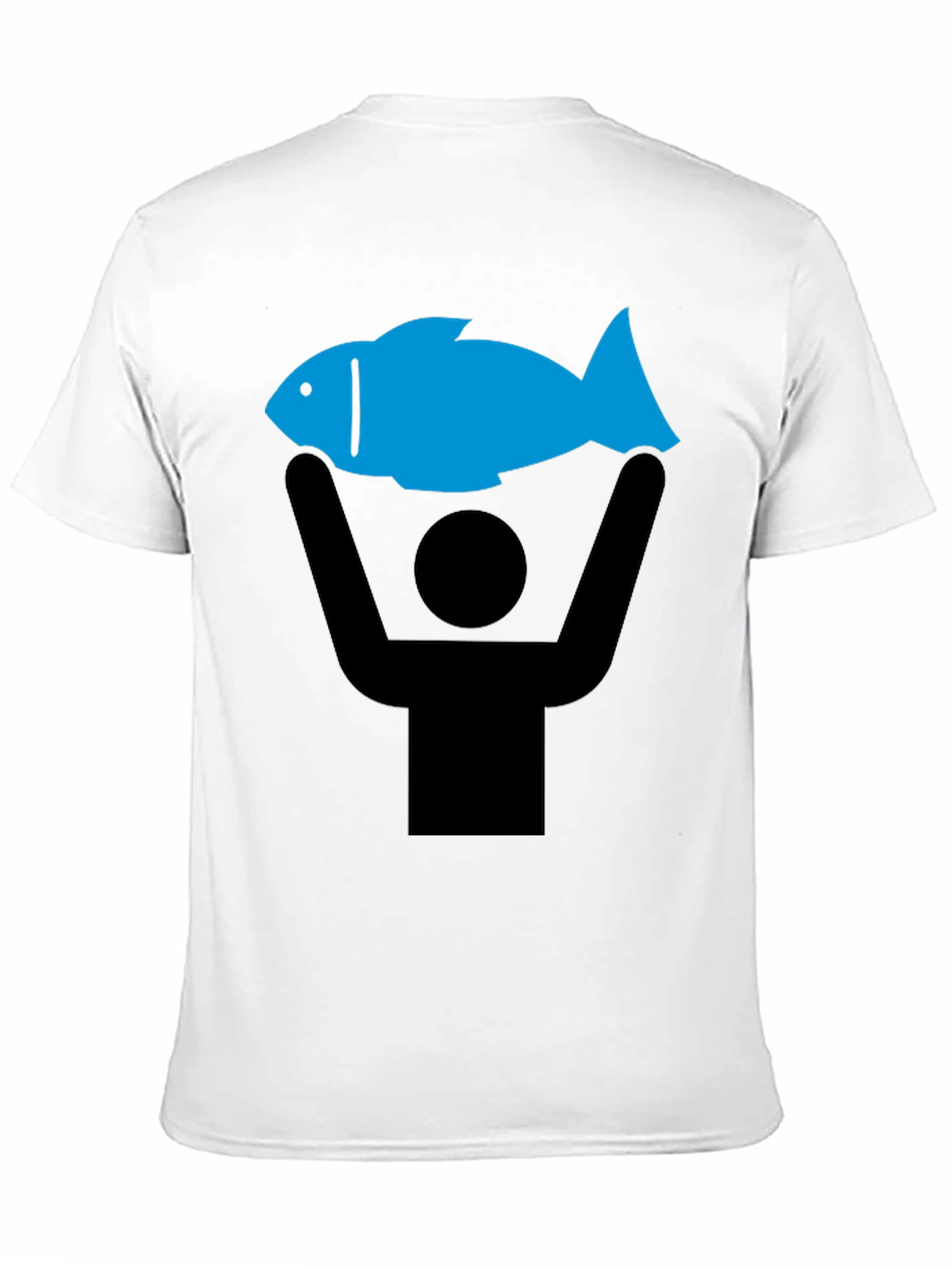 Graphic Tee: Fish Pictogram