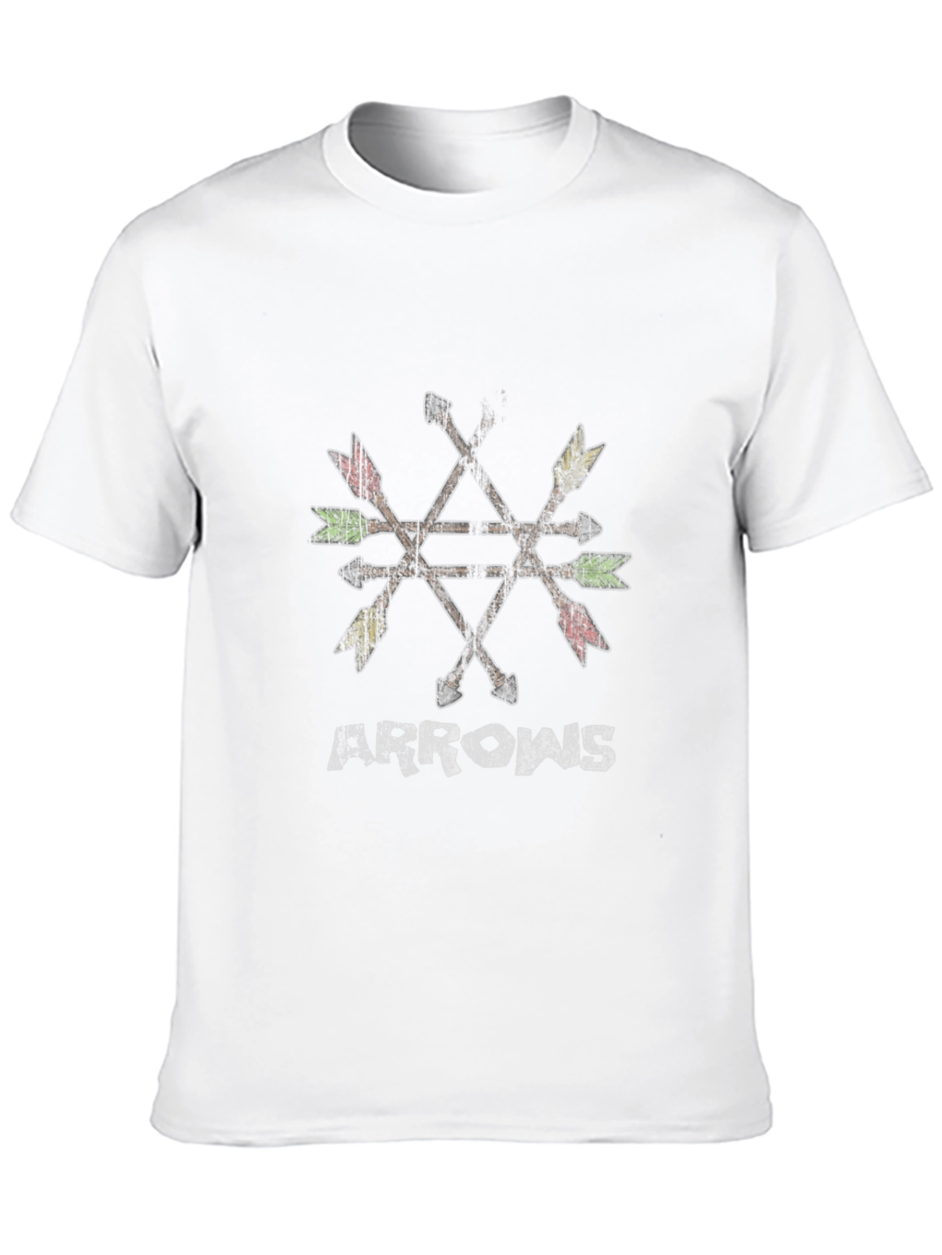 Arrows Graphic Black T-Shirt