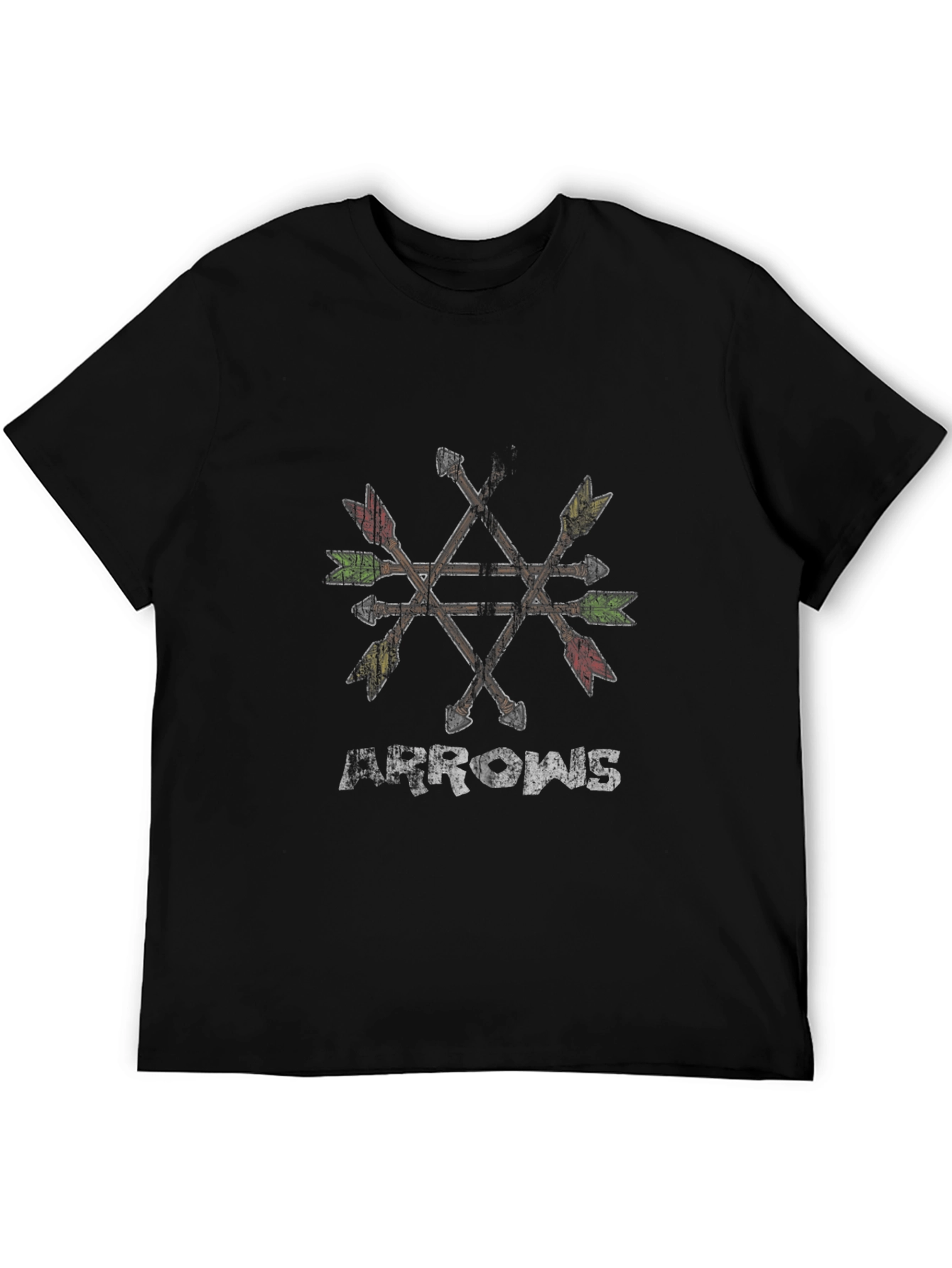 Arrows Graphic Black T-Shirt