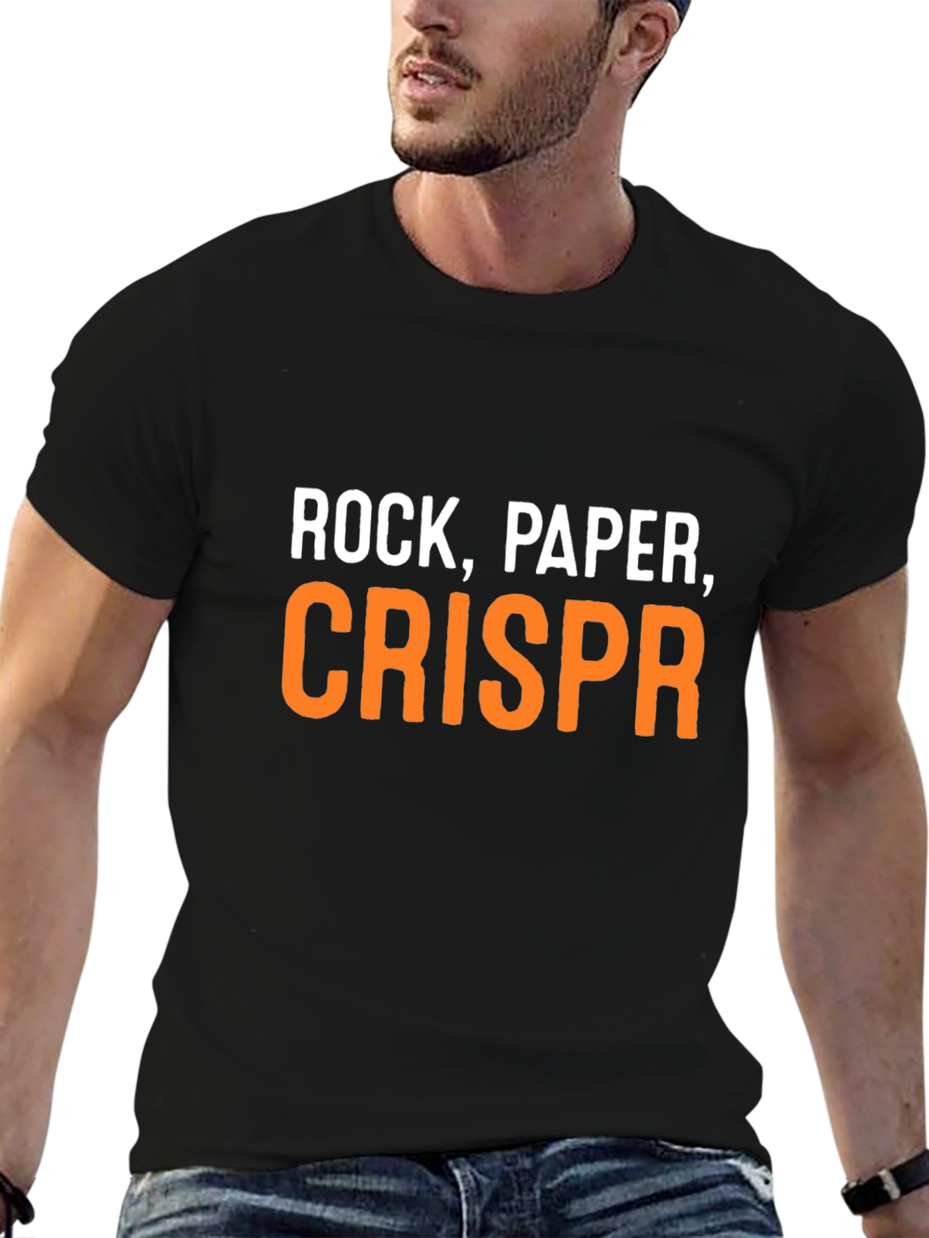 Rock Paper CRISPR Graphic T-Shirt