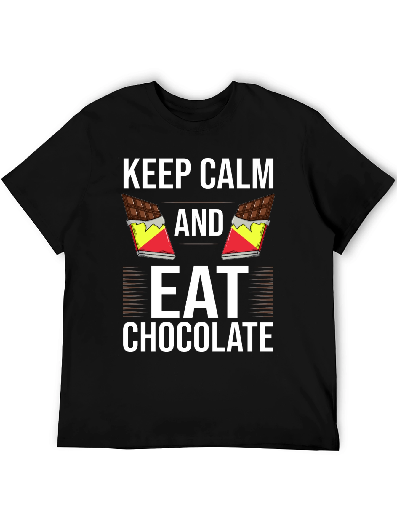 Keep Calm and Eat Chocolate Graphic Tee