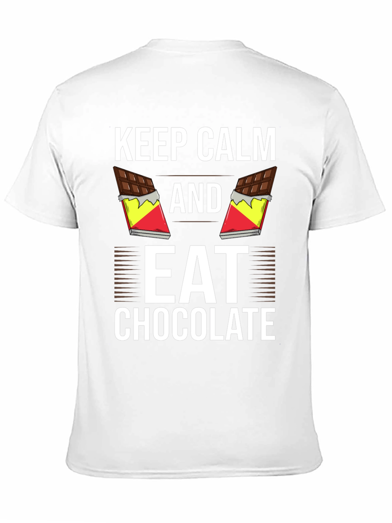 Keep Calm and Eat Chocolate Graphic Tee