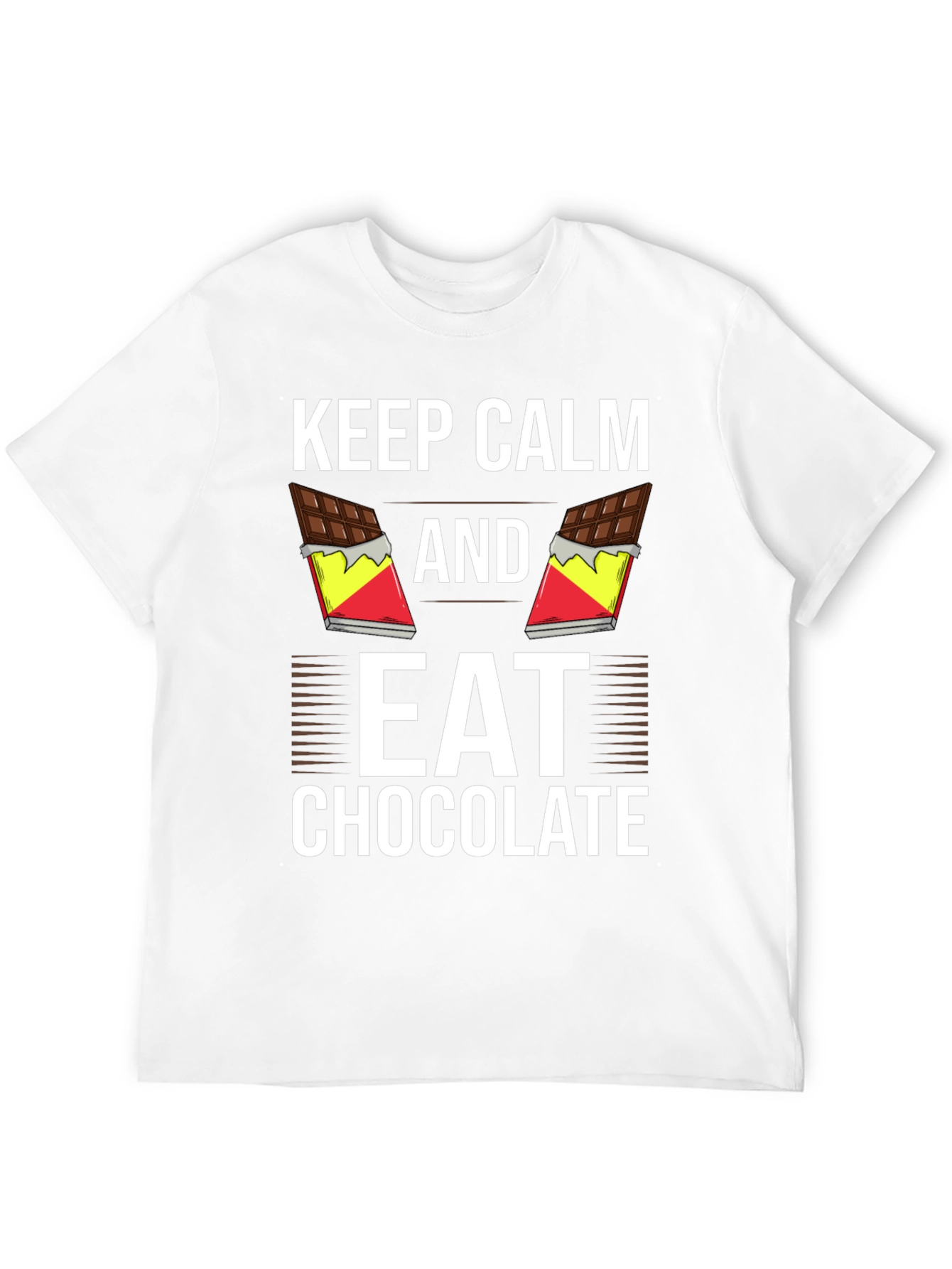 Keep Calm and Eat Chocolate Graphic Tee