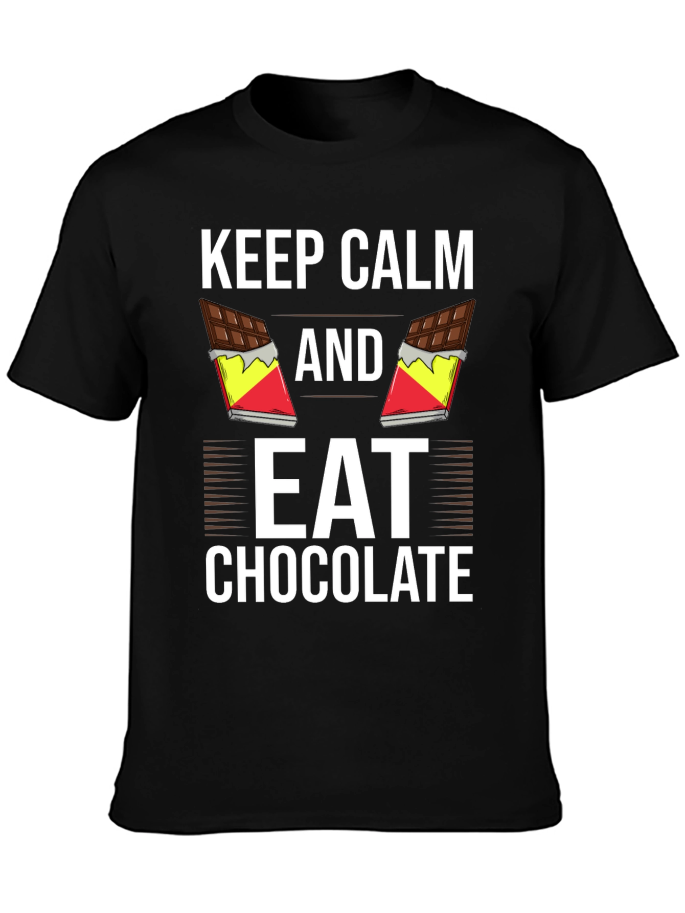 Keep Calm and Eat Chocolate Graphic Tee