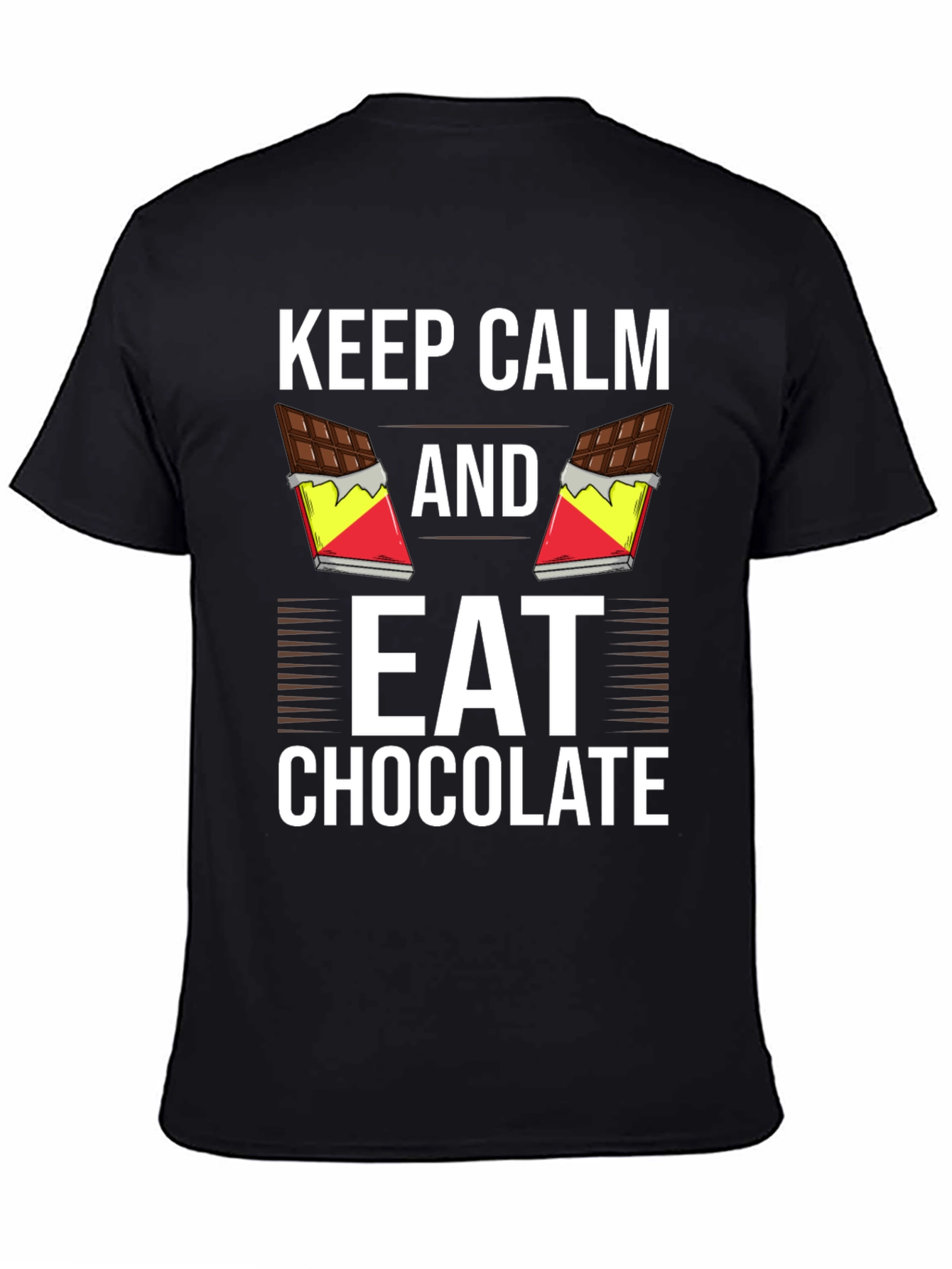 Keep Calm and Eat Chocolate Graphic Tee