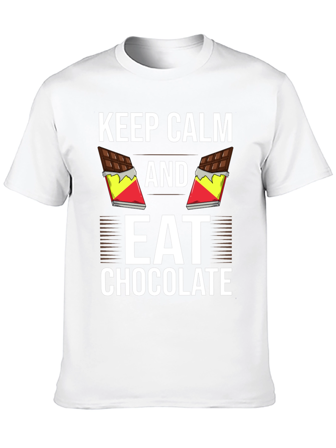 Keep Calm and Eat Chocolate Graphic Tee