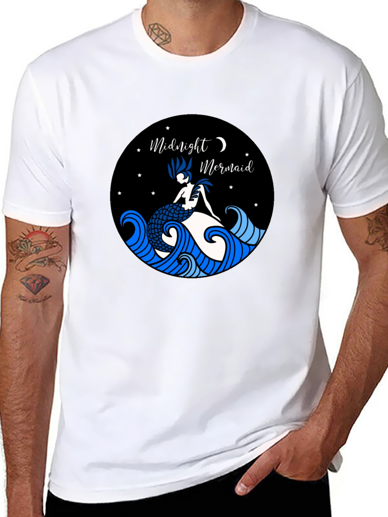 Midnight Mermaid Graphic Tee
