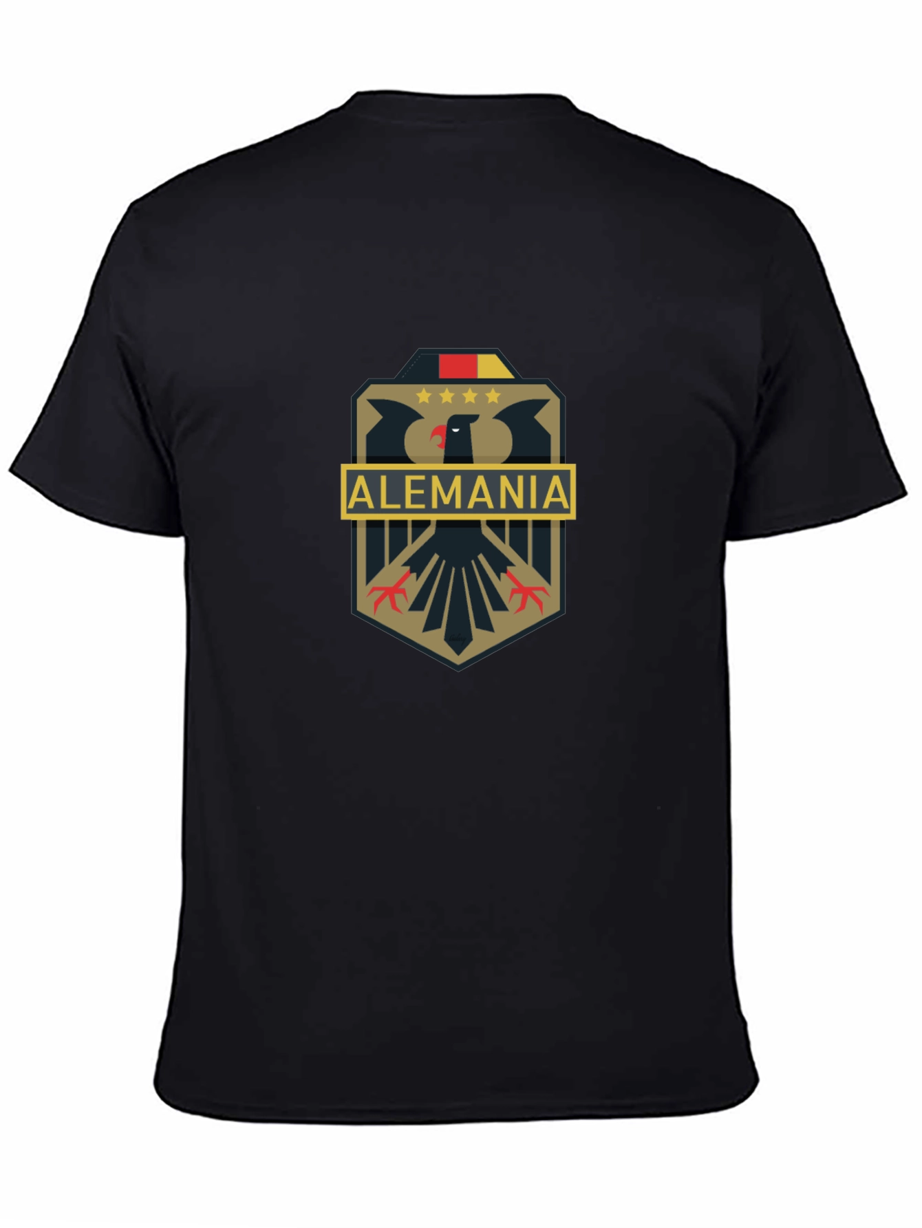 Alemania Eagle Crest Graphic Tee - Black