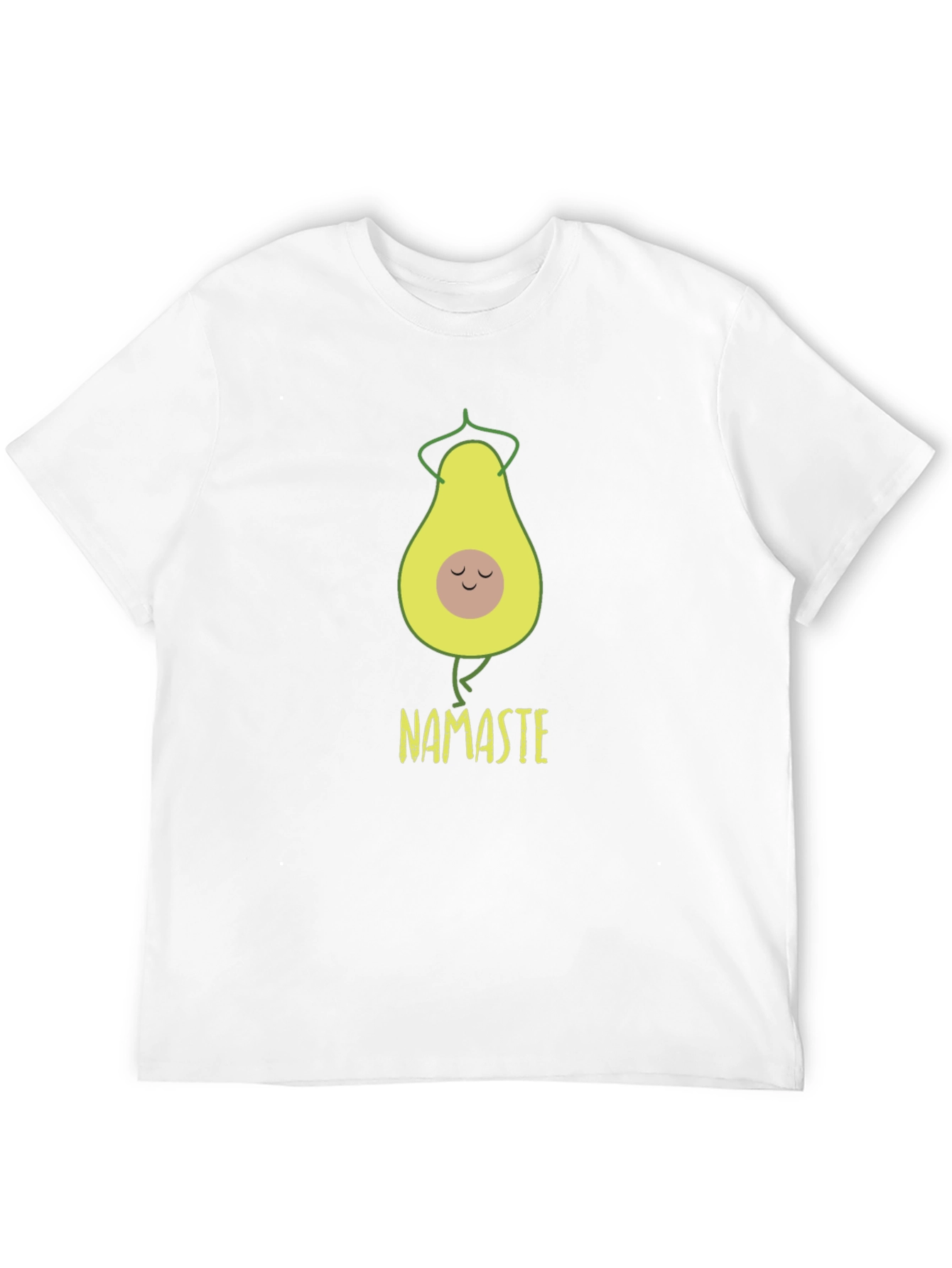 Avocado Yoga Namaste T-Shirt - Black