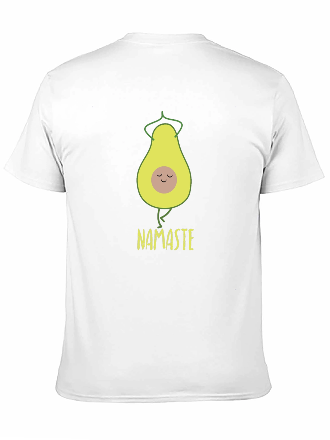 Avocado Yoga Namaste T-Shirt - Black