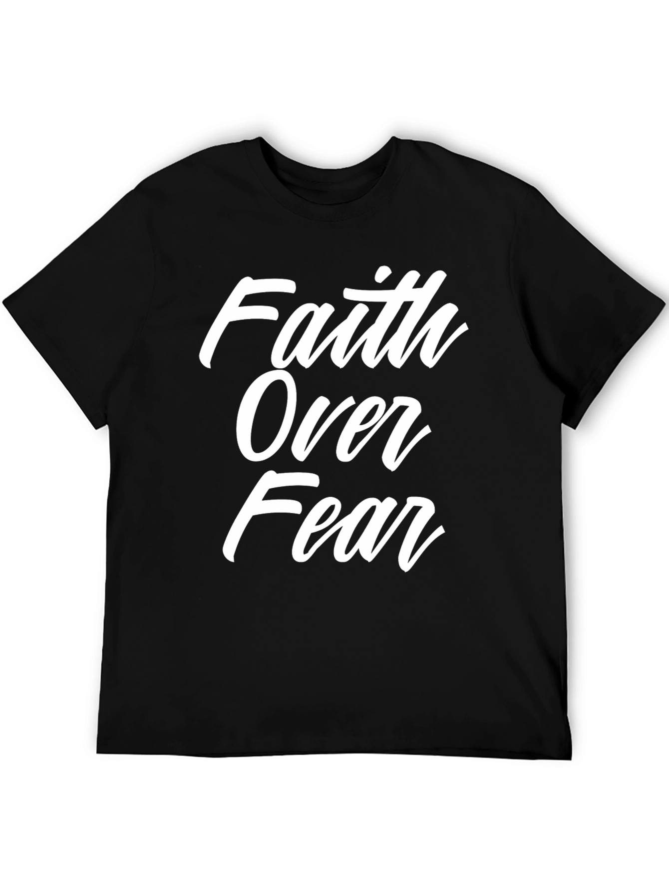 Faith Over Fear Graphic Tee - Black