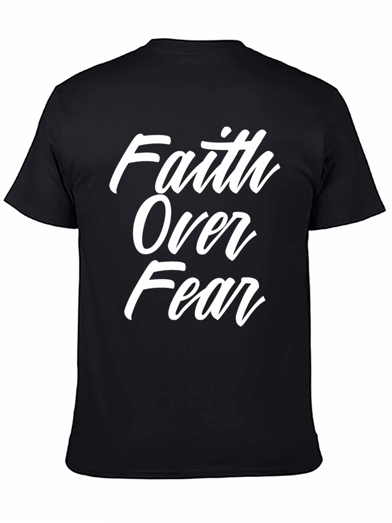Faith Over Fear Graphic Tee - Black