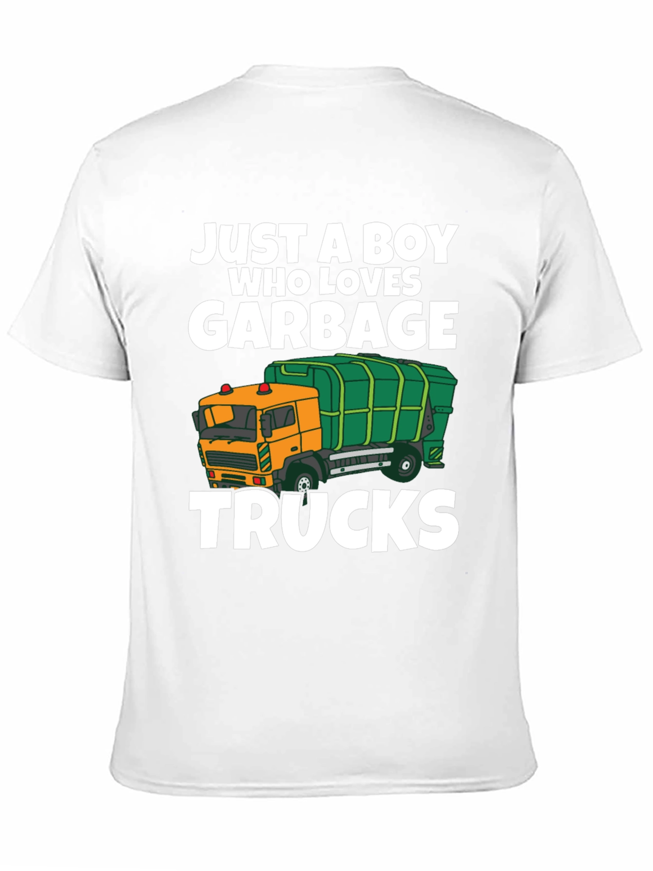 Just a Boy Who Loves Garbage Trucks T-Shirt