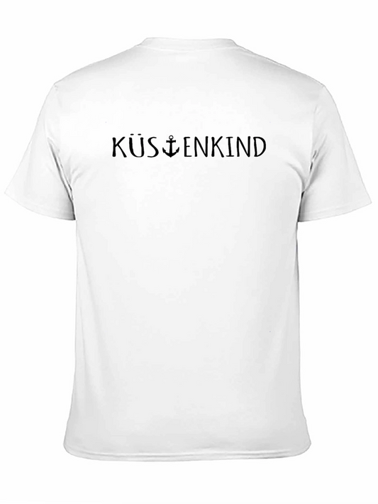 Küstenkind Graphic Tee - Black Cotton T-Shirt