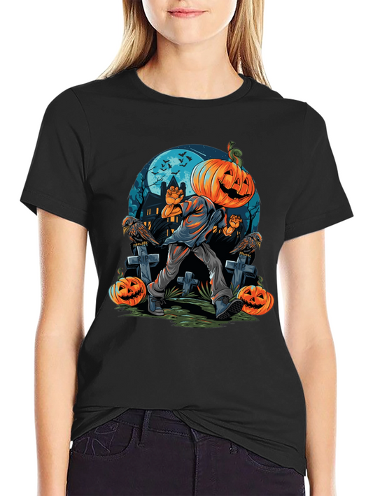 Pumpkin Head Halloween T-Shirt