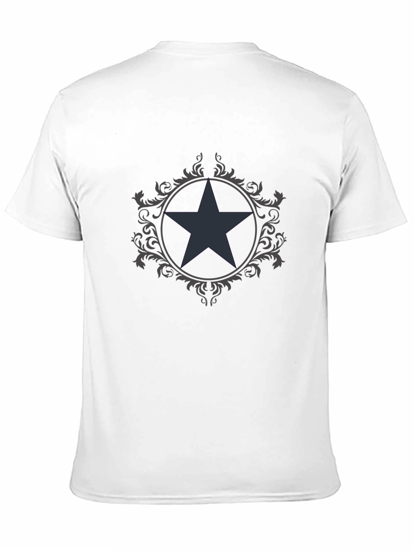 Star Emblem Graphic Tee - Mens Black T-Shirt