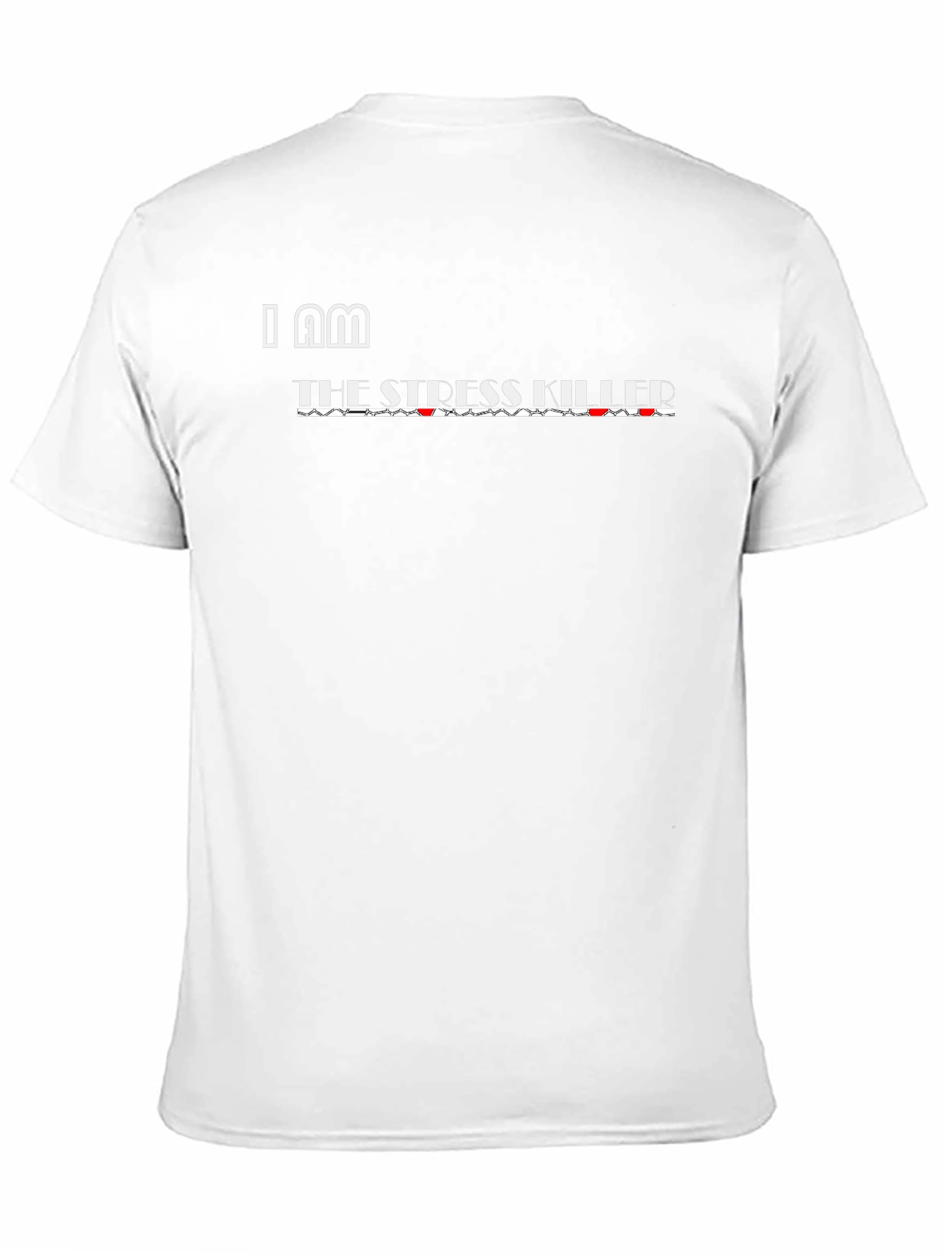 I AM THE STRESS KILLER Graphic Tee - Black