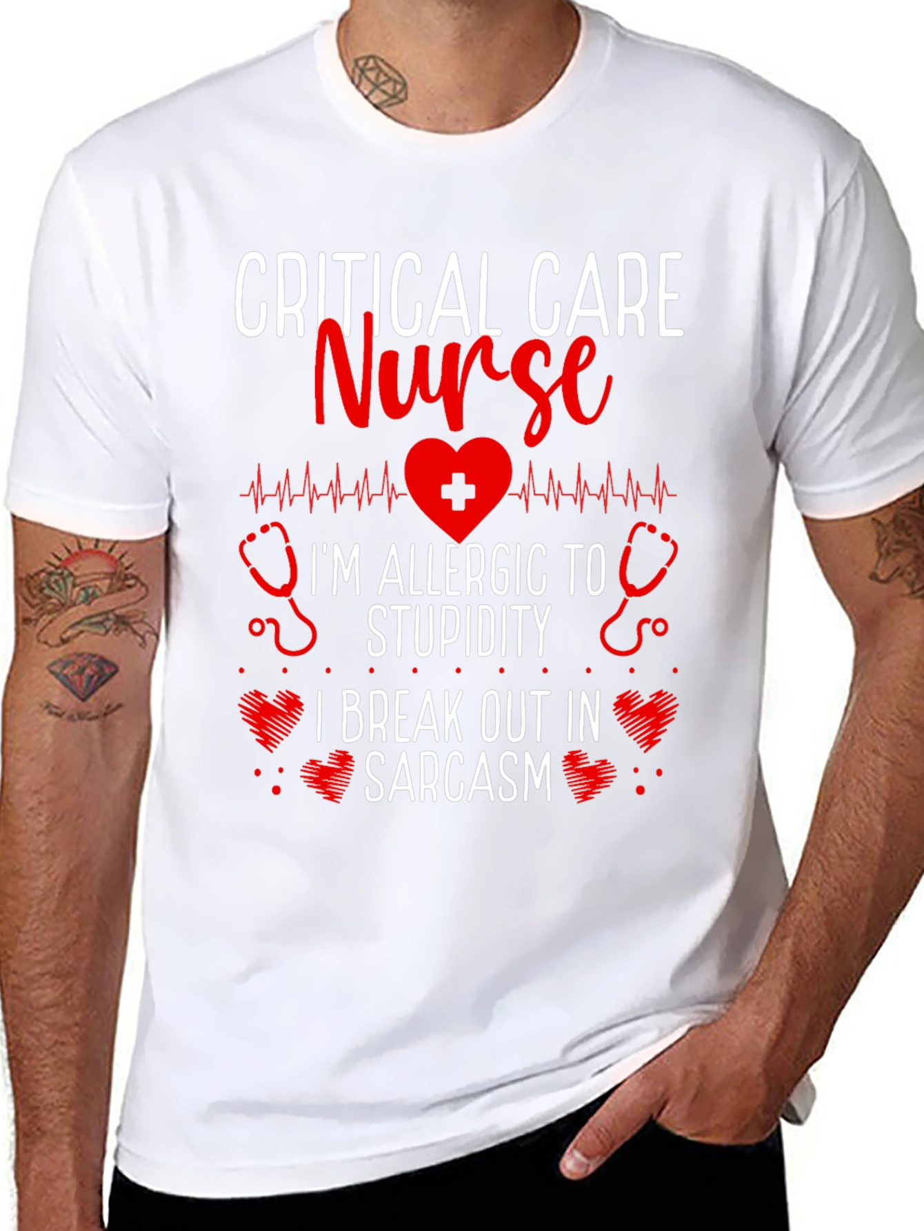 Critical Care Nurse Sarcasm T-Shirt