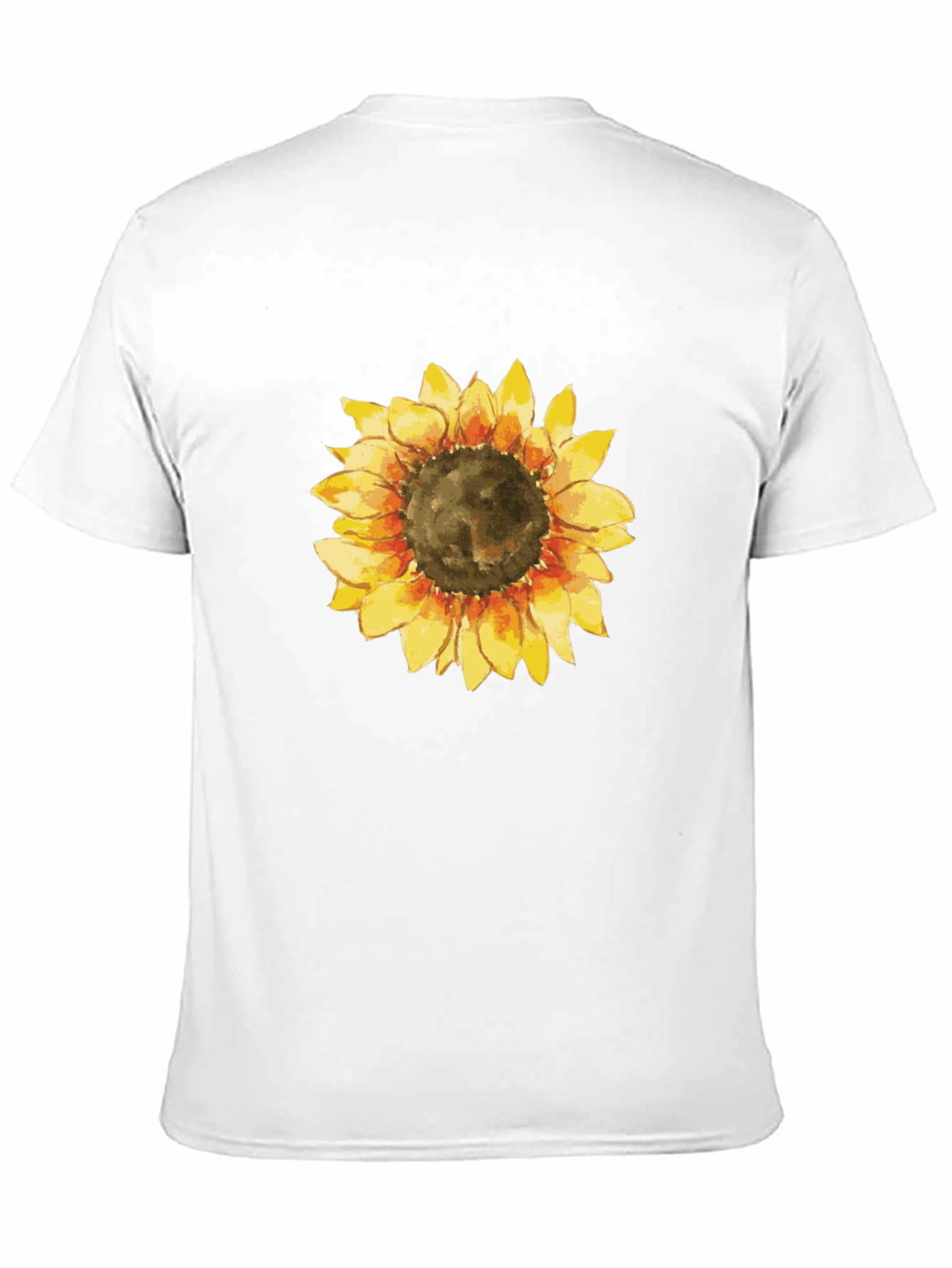 Sunflower Graphic Black T-Shirt for Men