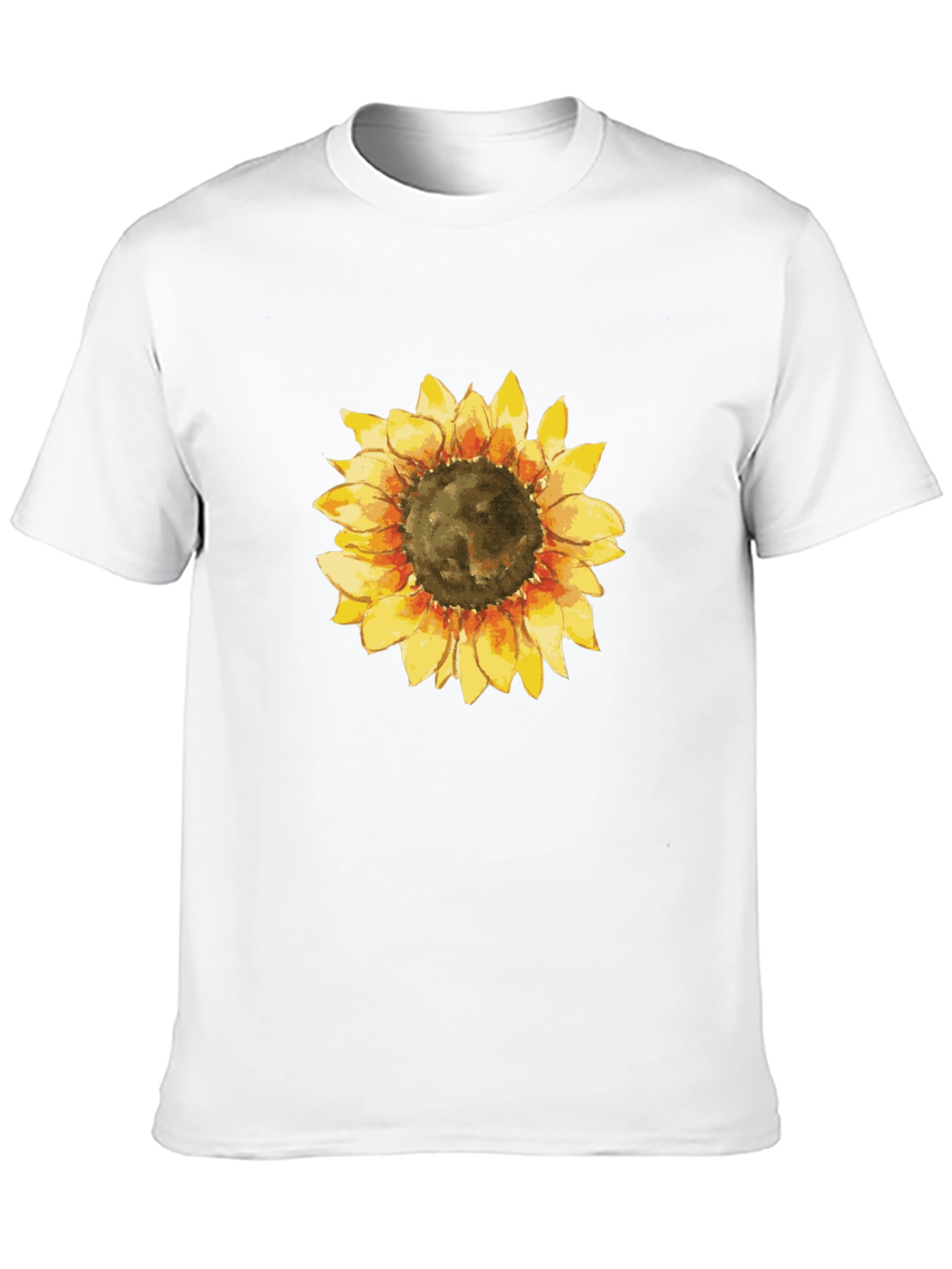 Sunflower Graphic Black T-Shirt for Men