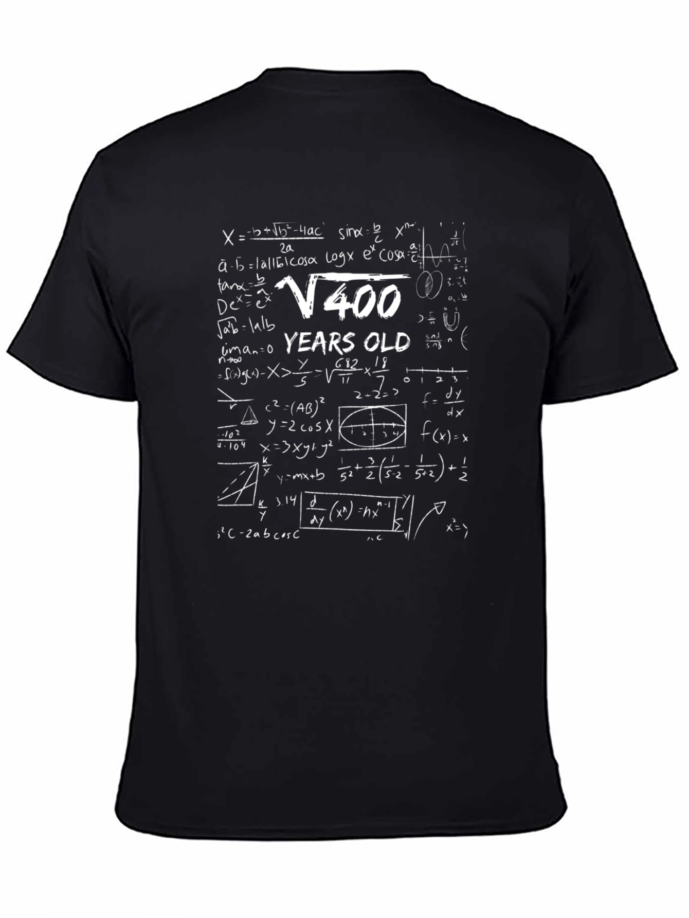 Math 20 Years Old Funny Birthday T-Shirt