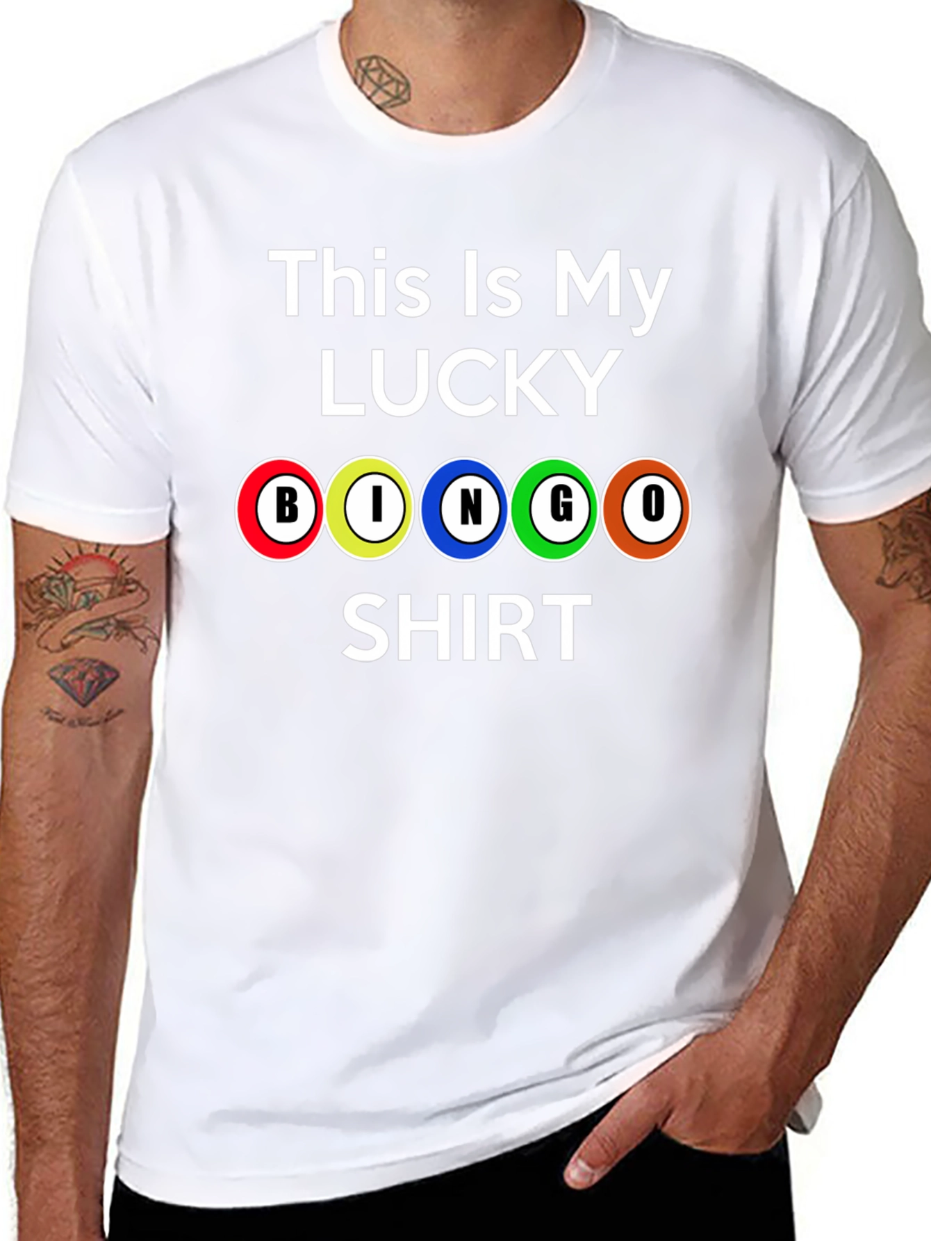Lucky Bingo Shirt - Funny Gambling T-Shirt