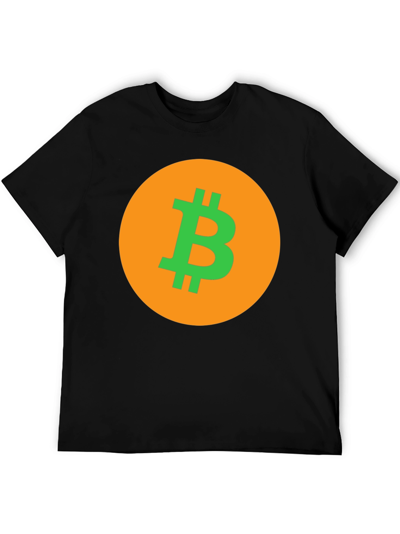Bitcoin Logo Graphic Tee - Crypto Enthusiast Style
