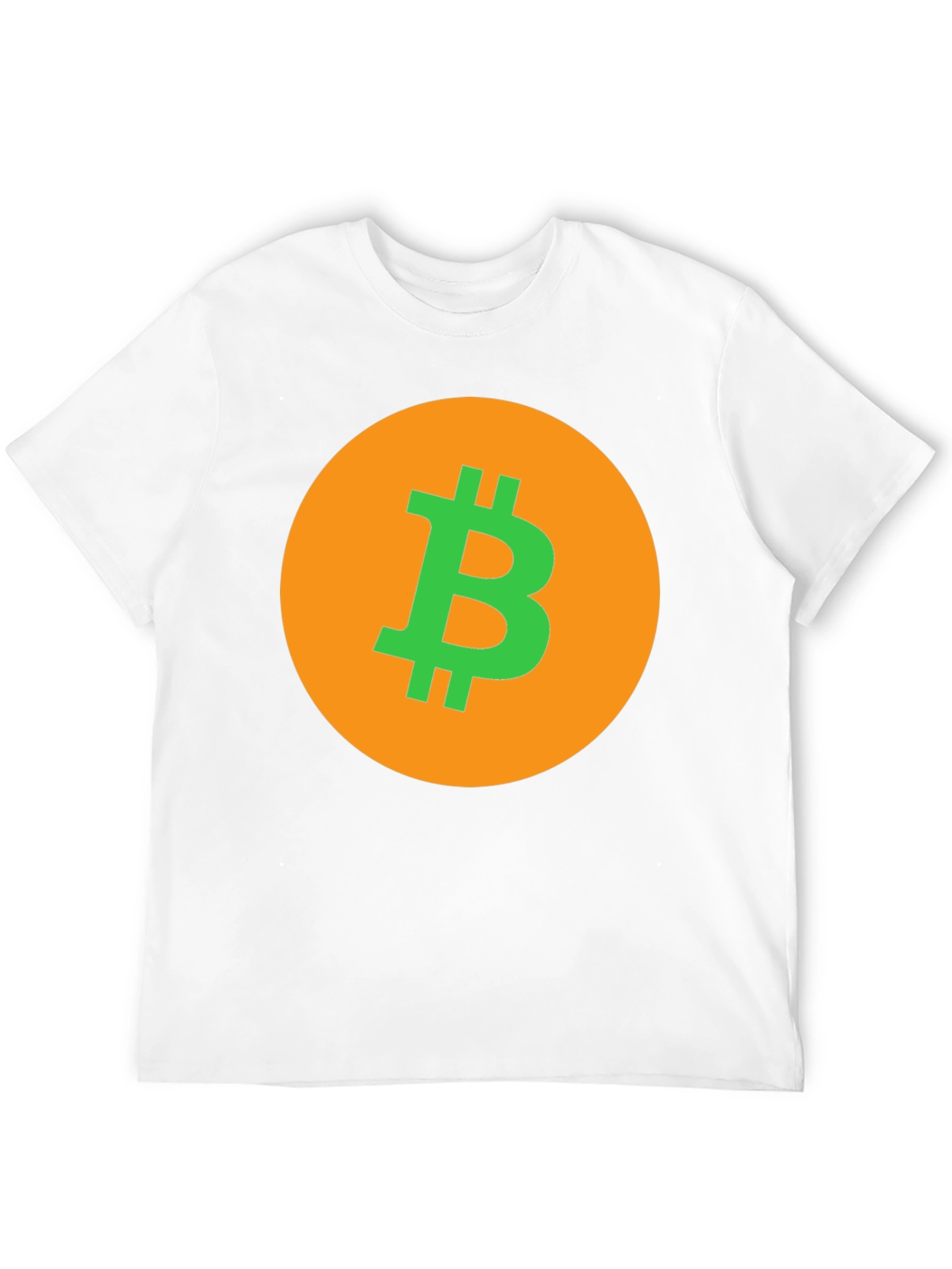 Bitcoin Logo Graphic Tee - Crypto Enthusiast Style