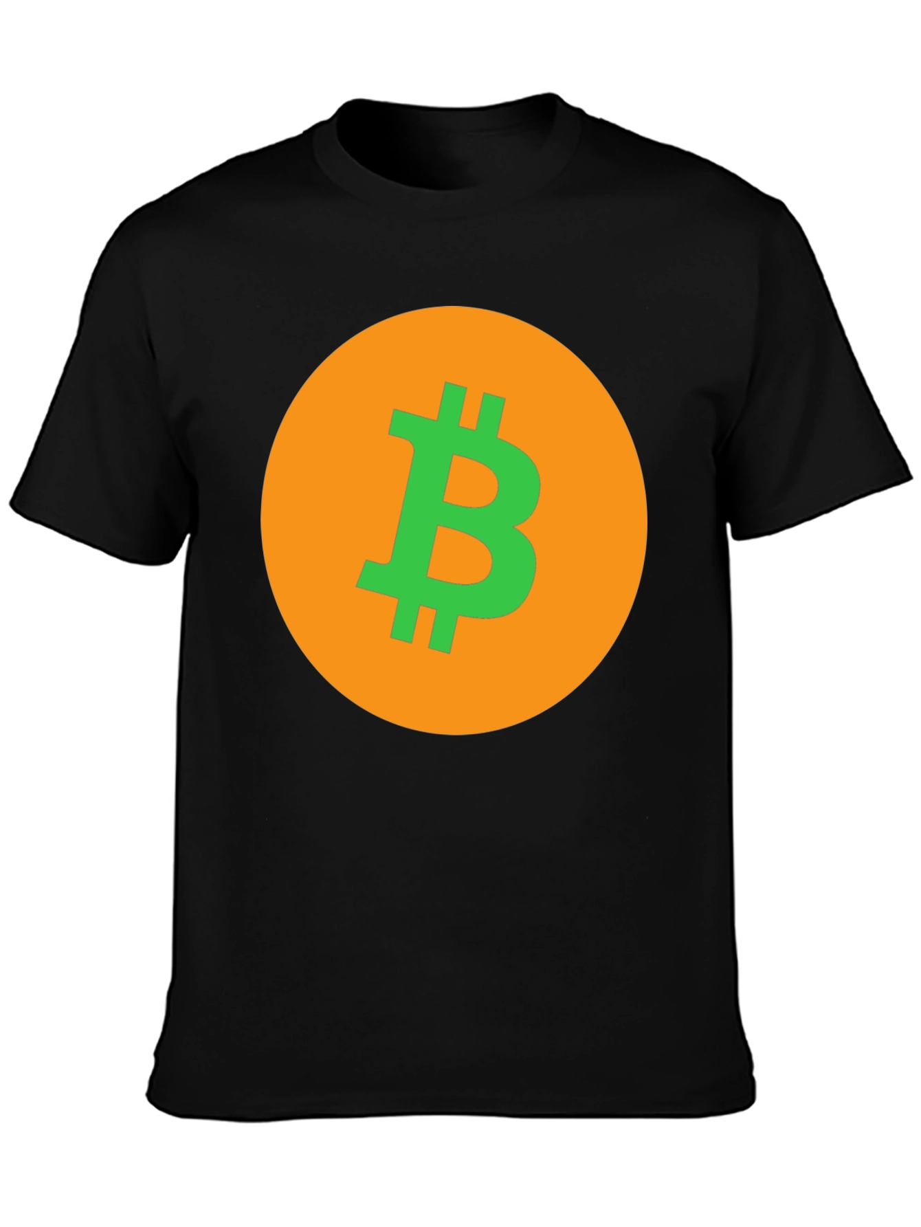 Bitcoin Logo Graphic Tee - Crypto Enthusiast Style
