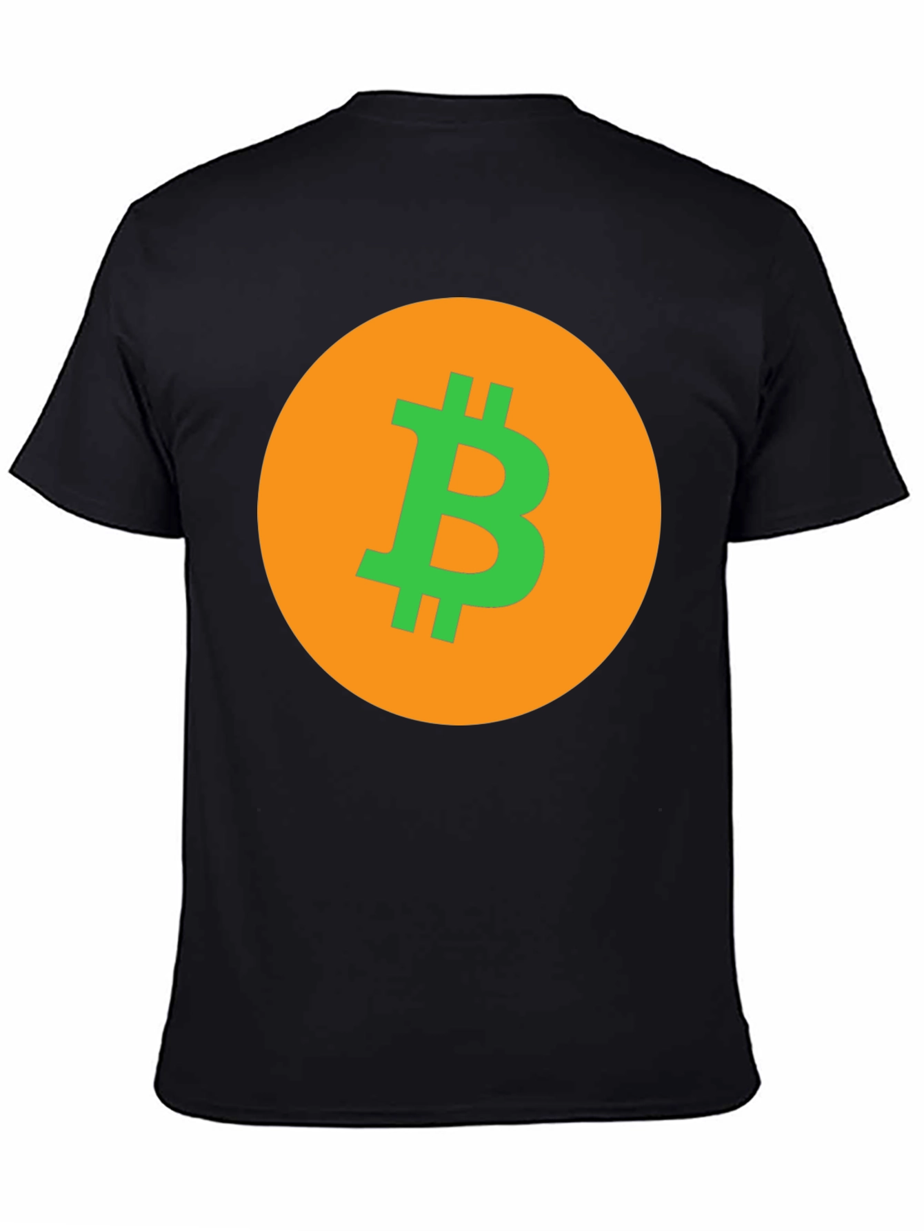 Bitcoin Logo Graphic Tee - Crypto Enthusiast Style